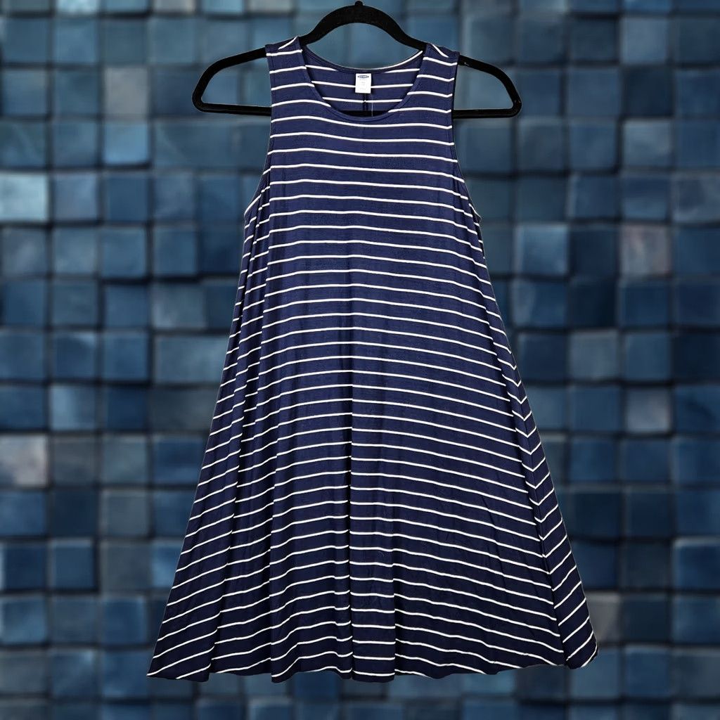 Old Navy Old Navy Tank Dress XS New Round Neck Sleeveless Navy Blue Stretch Colorful Casual Modern Women’s Tank Dress XS Old Navy Size XS / US 0-2 / IT 36-38 - 1 Thumbnail