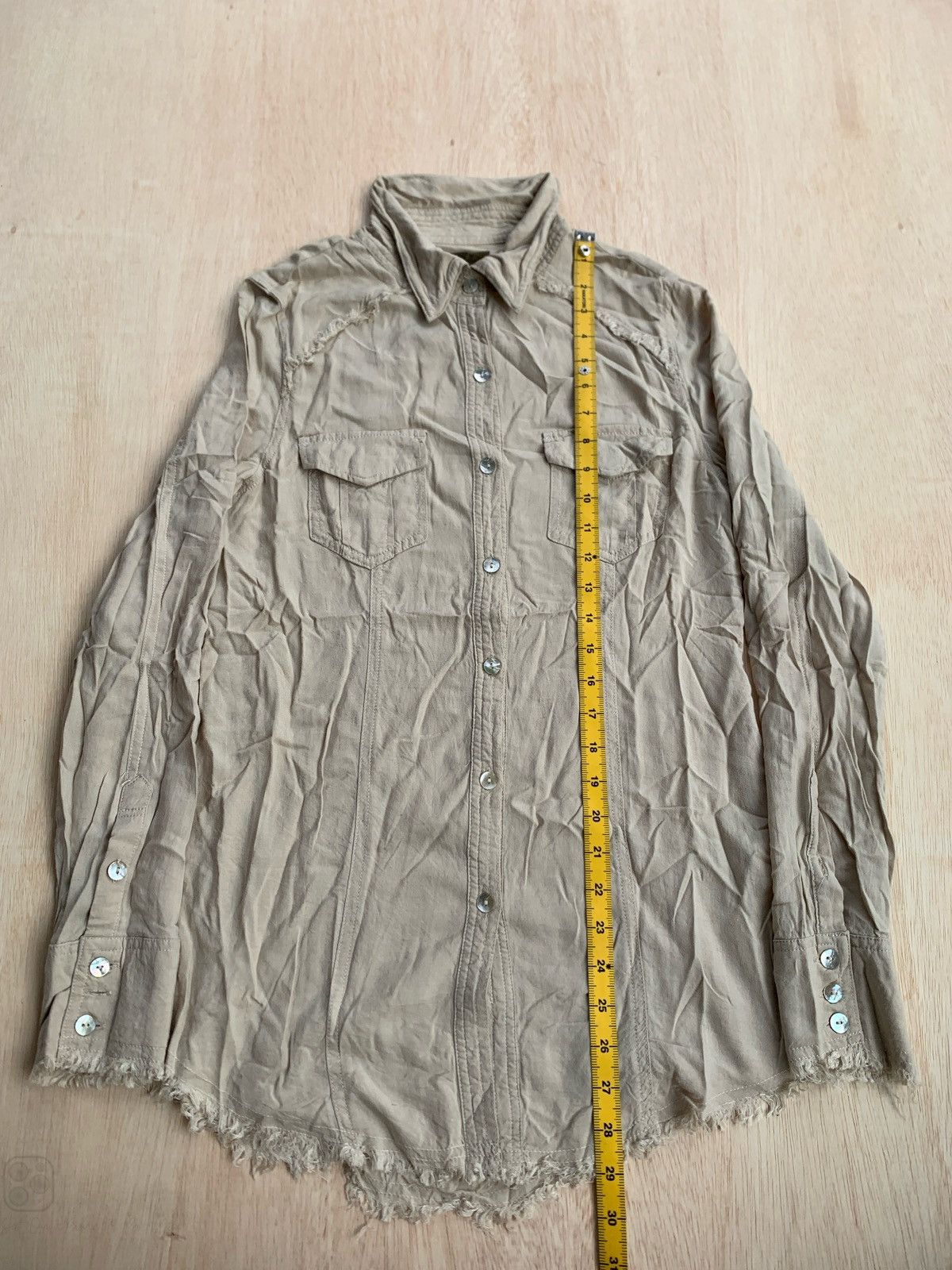 Hysteric Glamour × If Six Was Nine × Japanese Brand Goa Distressed Ifsixwasnine Lgb style Shirt Size US L / EU 52-54 / 3 - 10 Thumbnail
