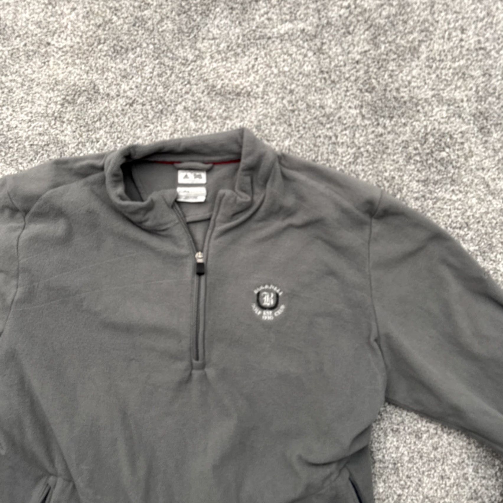 Adidas VINTAGE adidas Bucknell University Fleece Jacket 1/4 Zip XL Men's Gray 1/4 Zip Golf Club Climate Warm Size US XL / EU 56 / 4 - 5 Thumbnail