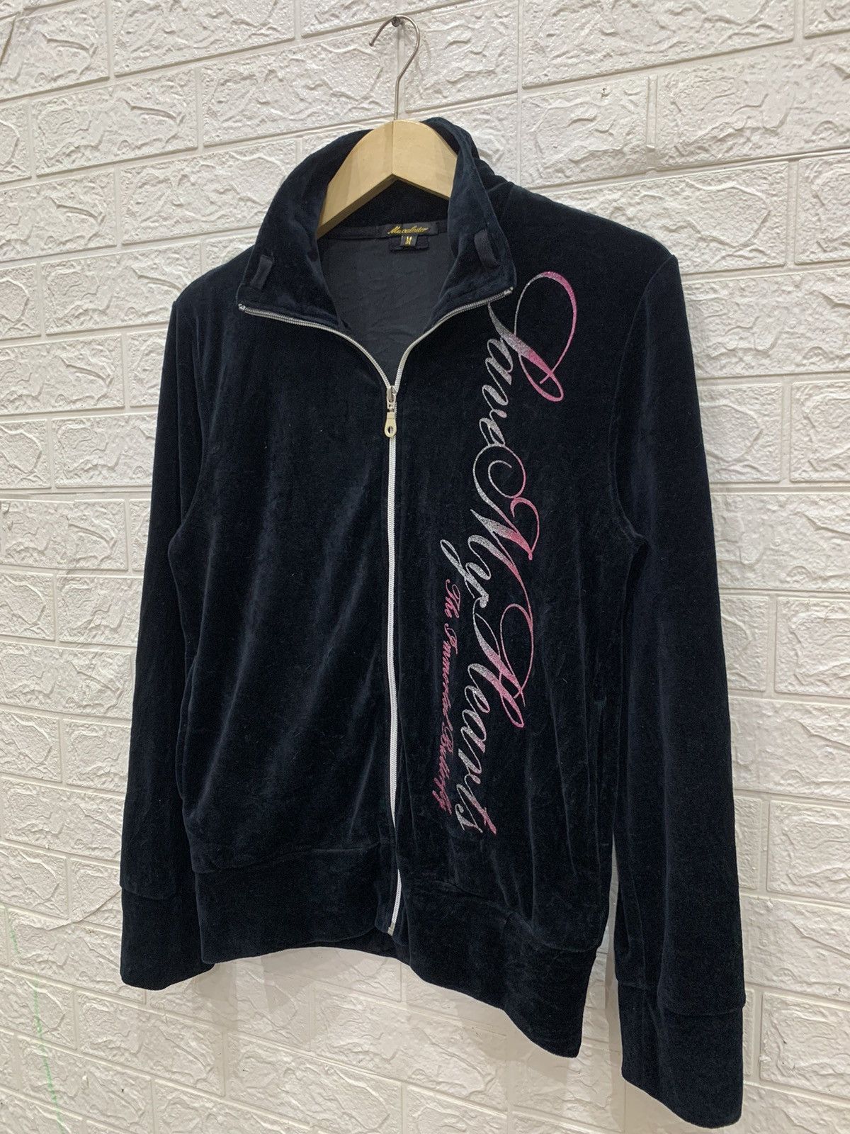If Six Was Nine 2000s Macalester poem velvet tracktop japanese jacket Size US M / EU 48-50 / 2 - 5 Thumbnail
