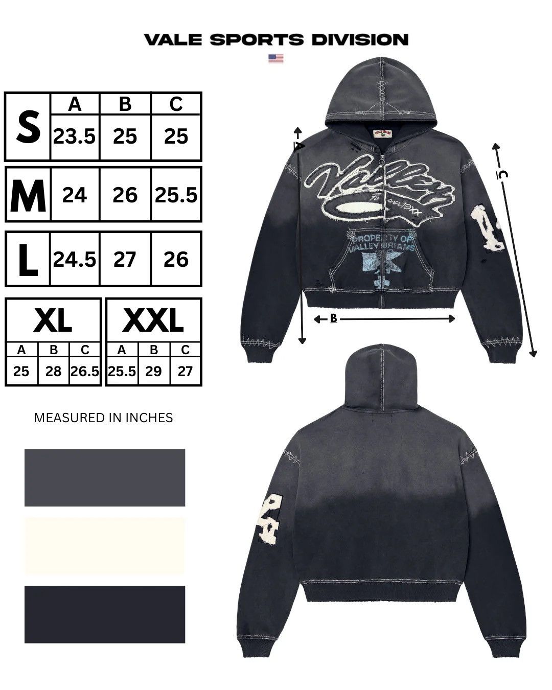 Vale Vale Forever Religion zip up Valley Dreams size XL Size US XL / EU 56 / 4 - 3 Thumbnail
