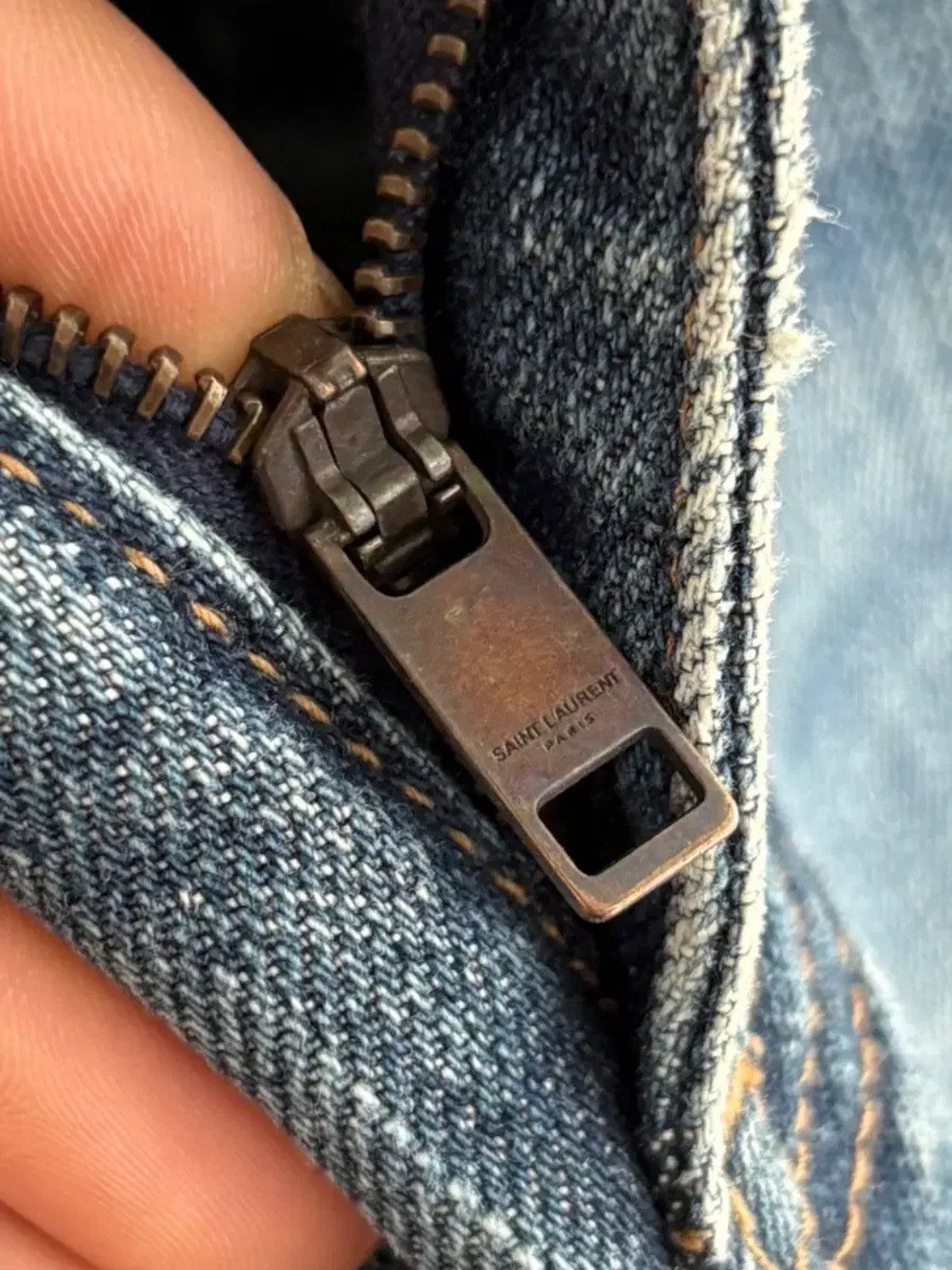 Saint Laurent Paris Saint Laurent 18FW Distressed Denim Jeans Size US 32 / EU 48 - 7 Thumbnail