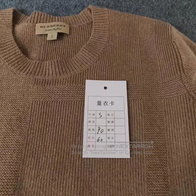 Burberry Burberry Khaki Knit Sweater for Women. Size S / US 4 / IT 40 - 5 Thumbnail