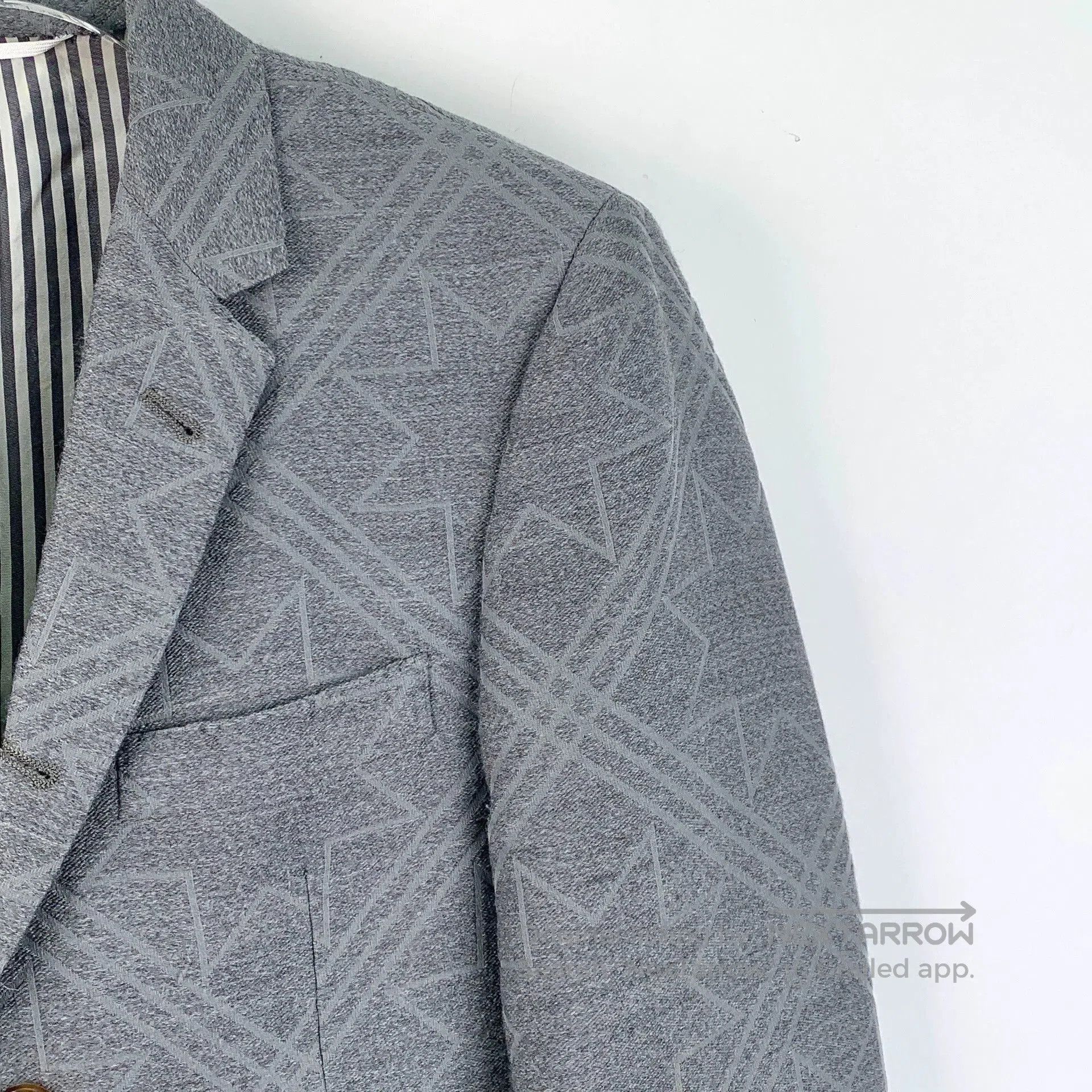 Thom Browne Gray Wool Single-Breasted Blazer. Size US XXS / EU 40 - 3 Thumbnail