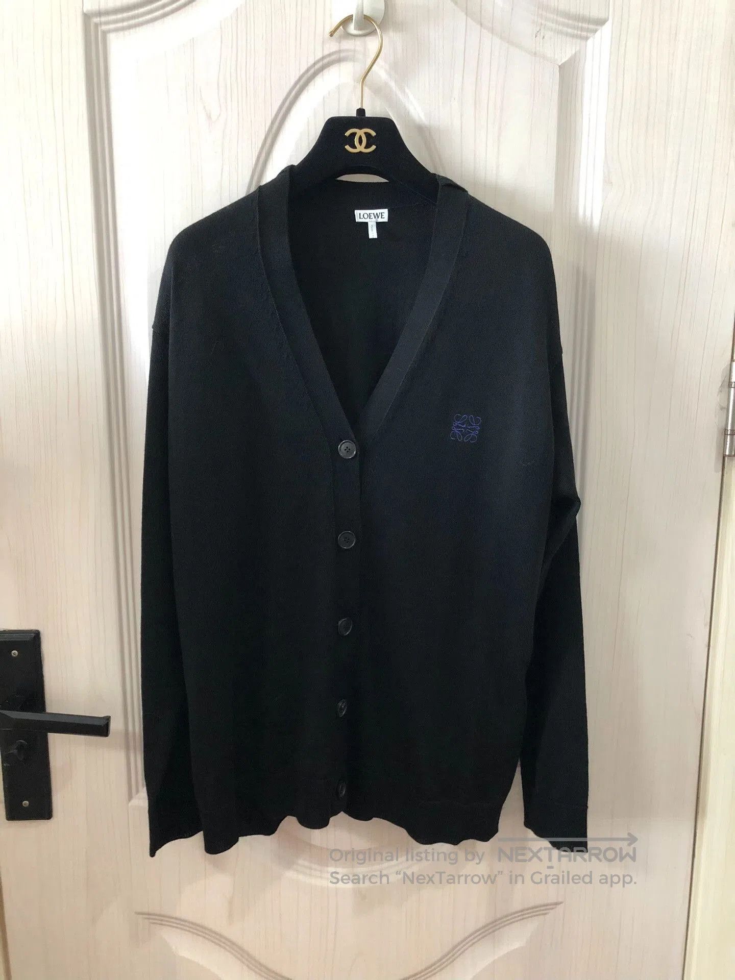 Loewe LOEWE V-Neck Buttoned Wool Cardigan. Size US XS / EU 42 / 0 - 1 Thumbnail