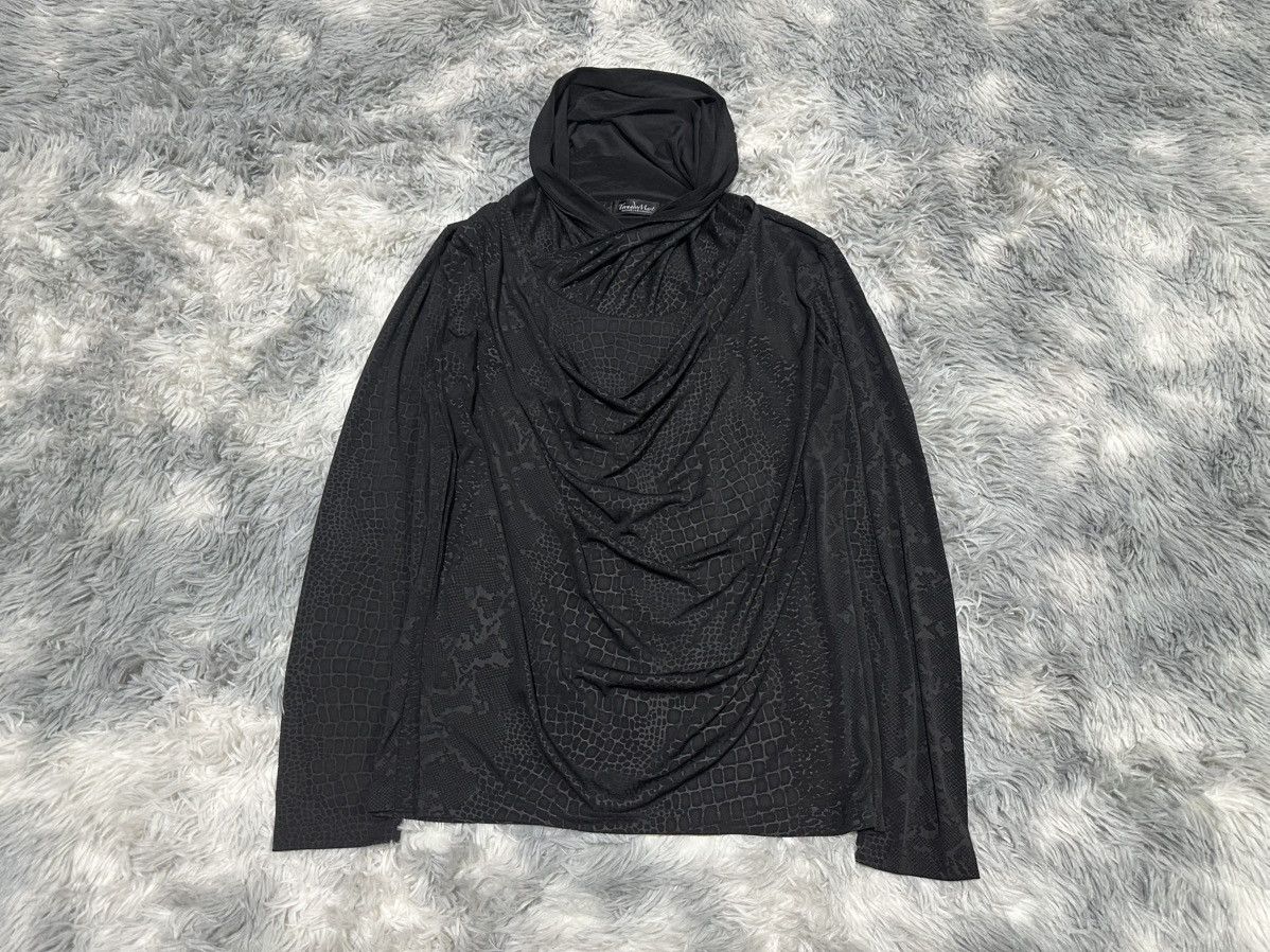 Tornado Mart 🔥Sick Y2K Tornado Mart Reptile Draped Asymmetric Ls Shirt Size US M / EU 48-50 / 2 - 5 Thumbnail