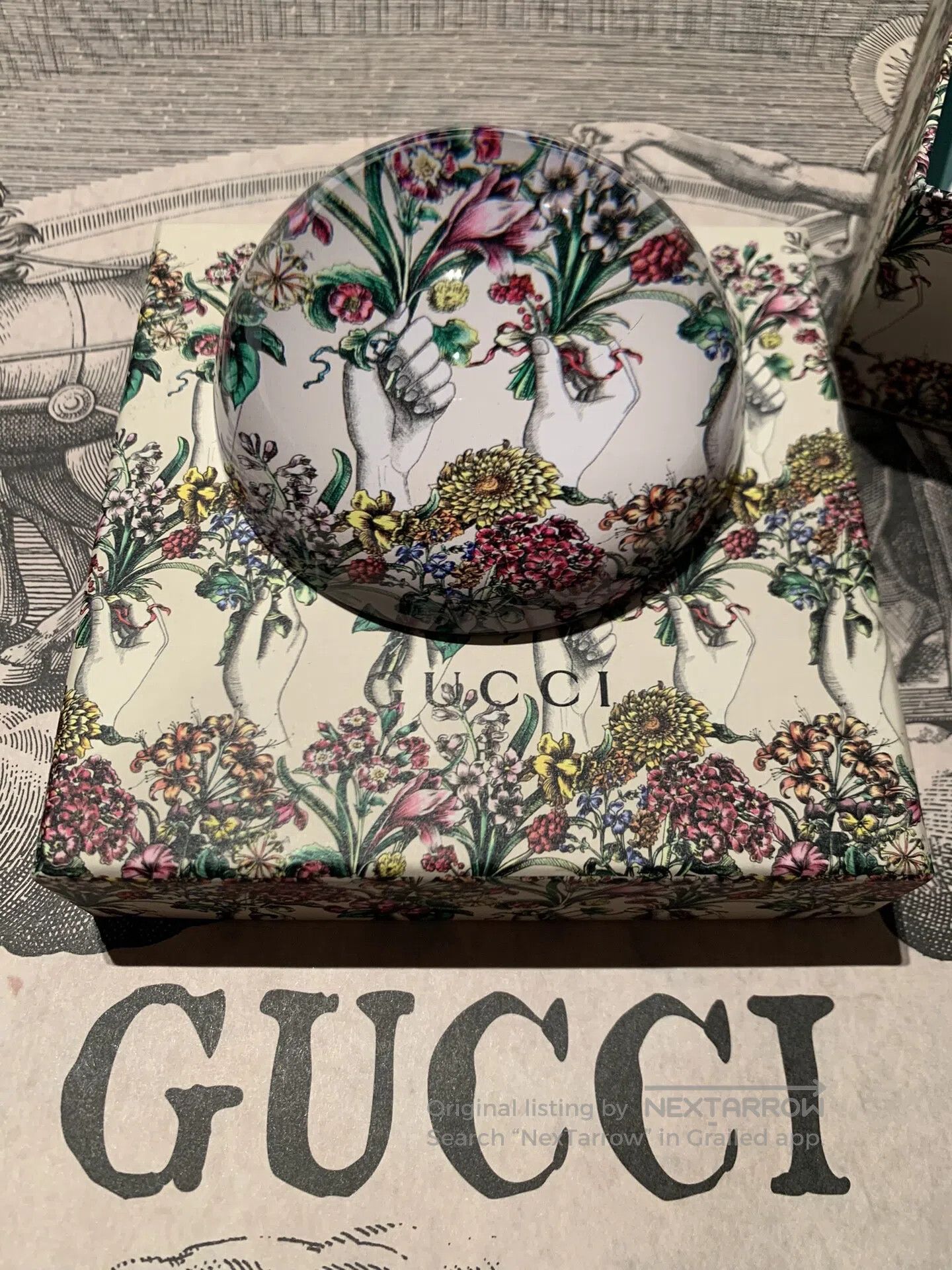 Gucci Guicci Bouquet glass ornament| Size ONE SIZE - 1 Thumbnail