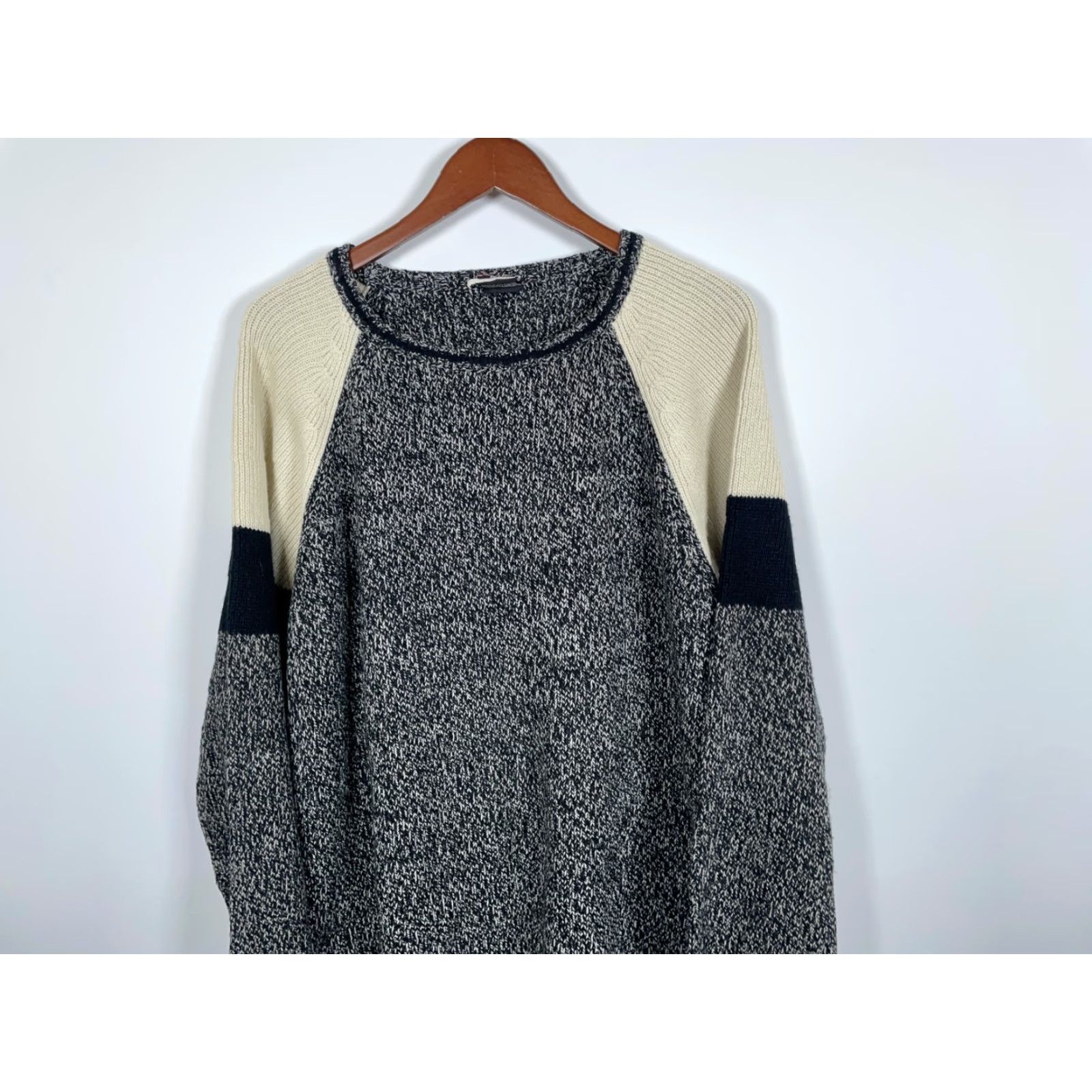 Vintage VINTAGE Ferruche Sweater Shirt Men 2XL Gray Beige Raglan Sleeves 90s Hip Hop Retro Pullover Size US XXL / EU 58 / 5 - 4 Thumbnail