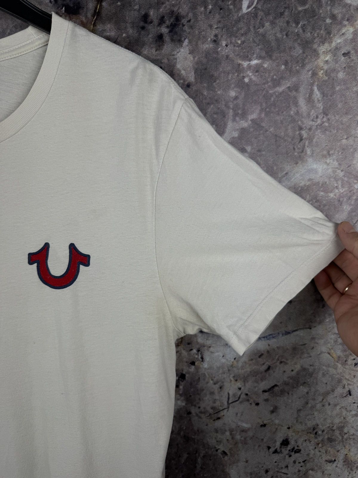 True Religion True Religion Buddha Graphic T-Shirt Cream Tee Big Logo Size US M / EU 48-50 / 2 - 8 Thumbnail