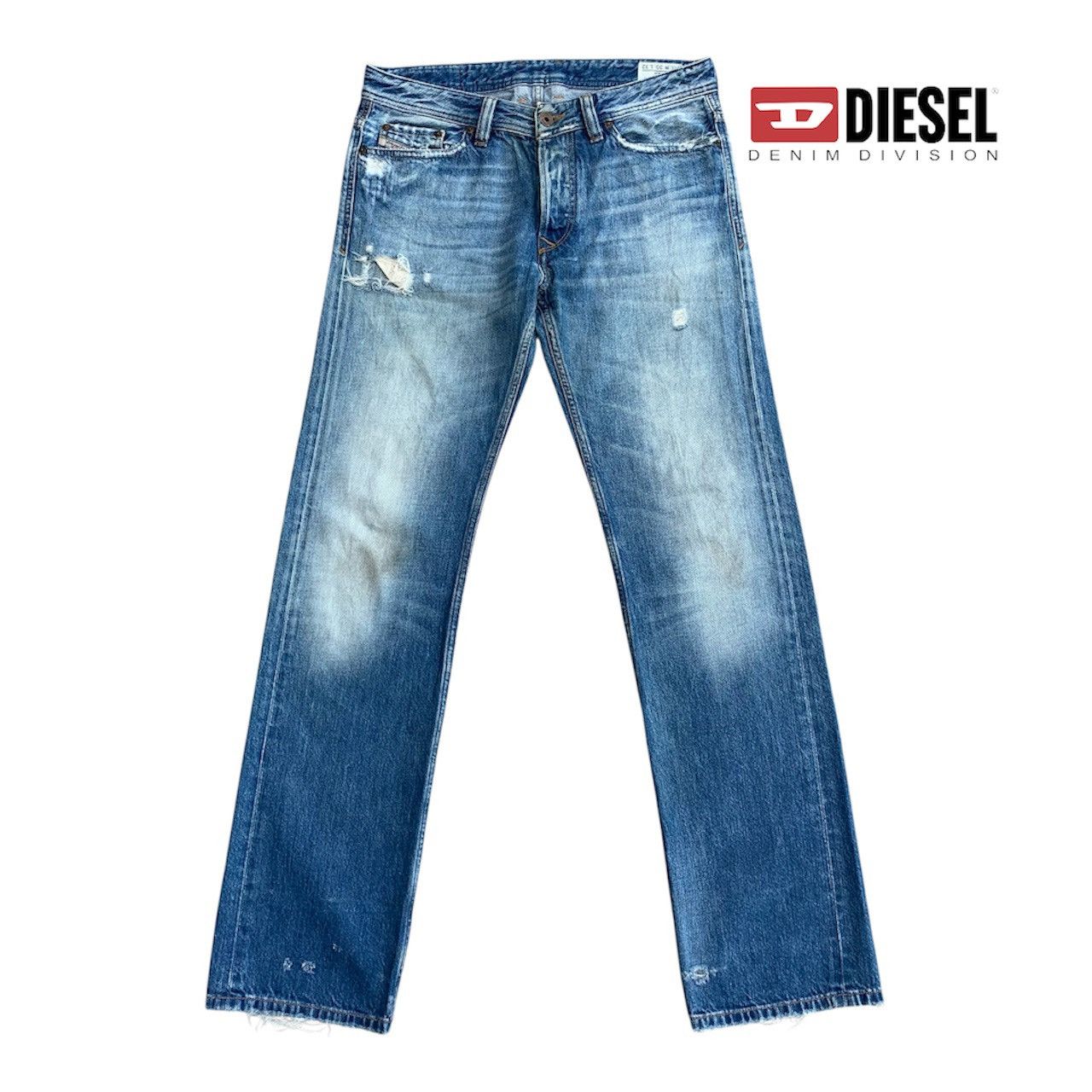Diesel Vintage Y2K Diesel Italy Distressed Denim Jeans W32 Size US 32 / EU 48 - 1 Thumbnail
