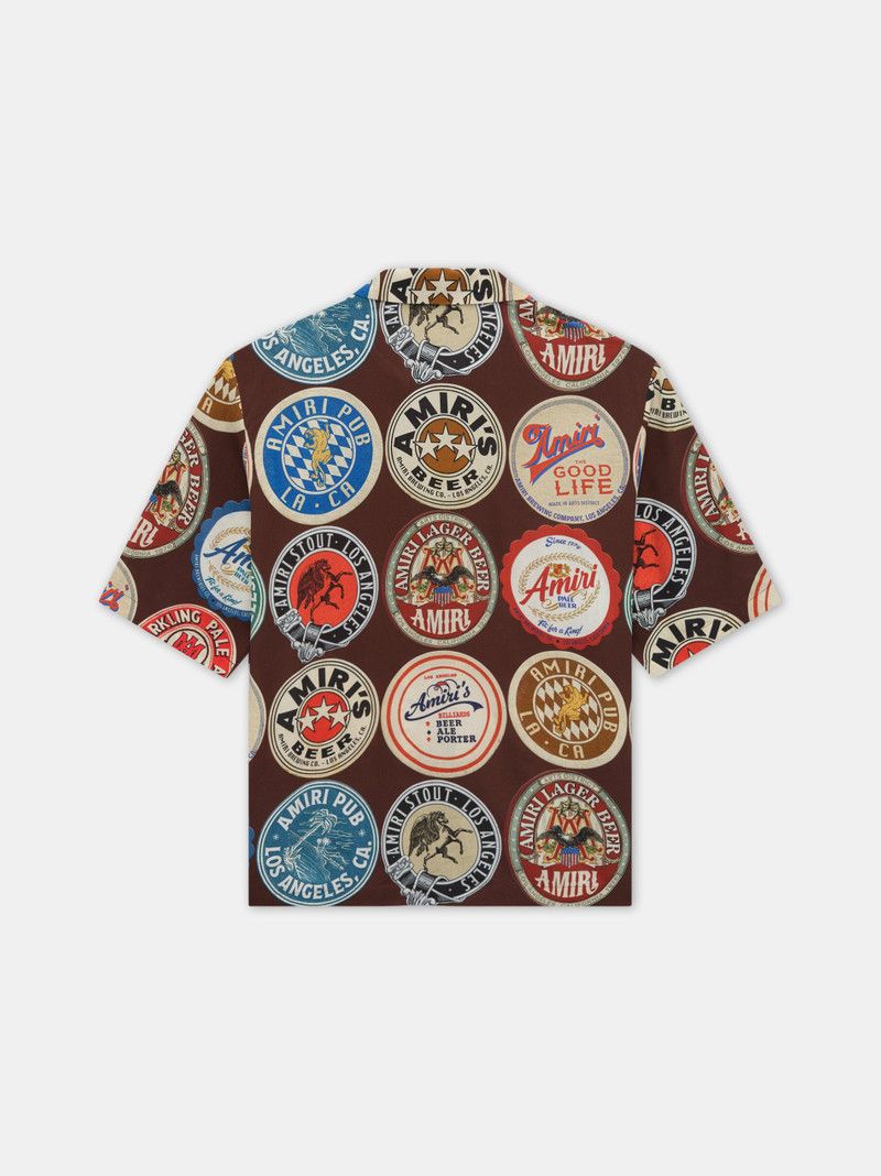 Amiri oc11z0126 Coaster Bowling Shirt in Multicolor Size US L / EU 52-54 / 3 - 3 Thumbnail