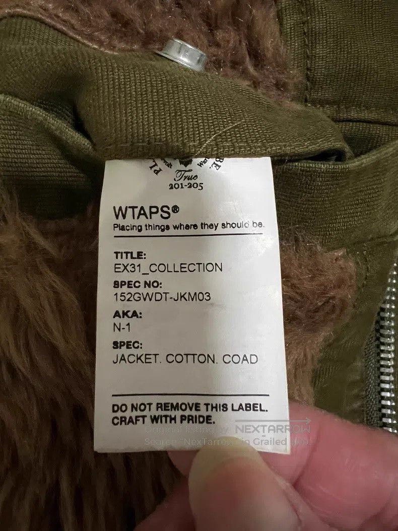 Wtaps Wtaps Military green thick jacket Size US S / EU 44-46 / 1 - 6 Thumbnail