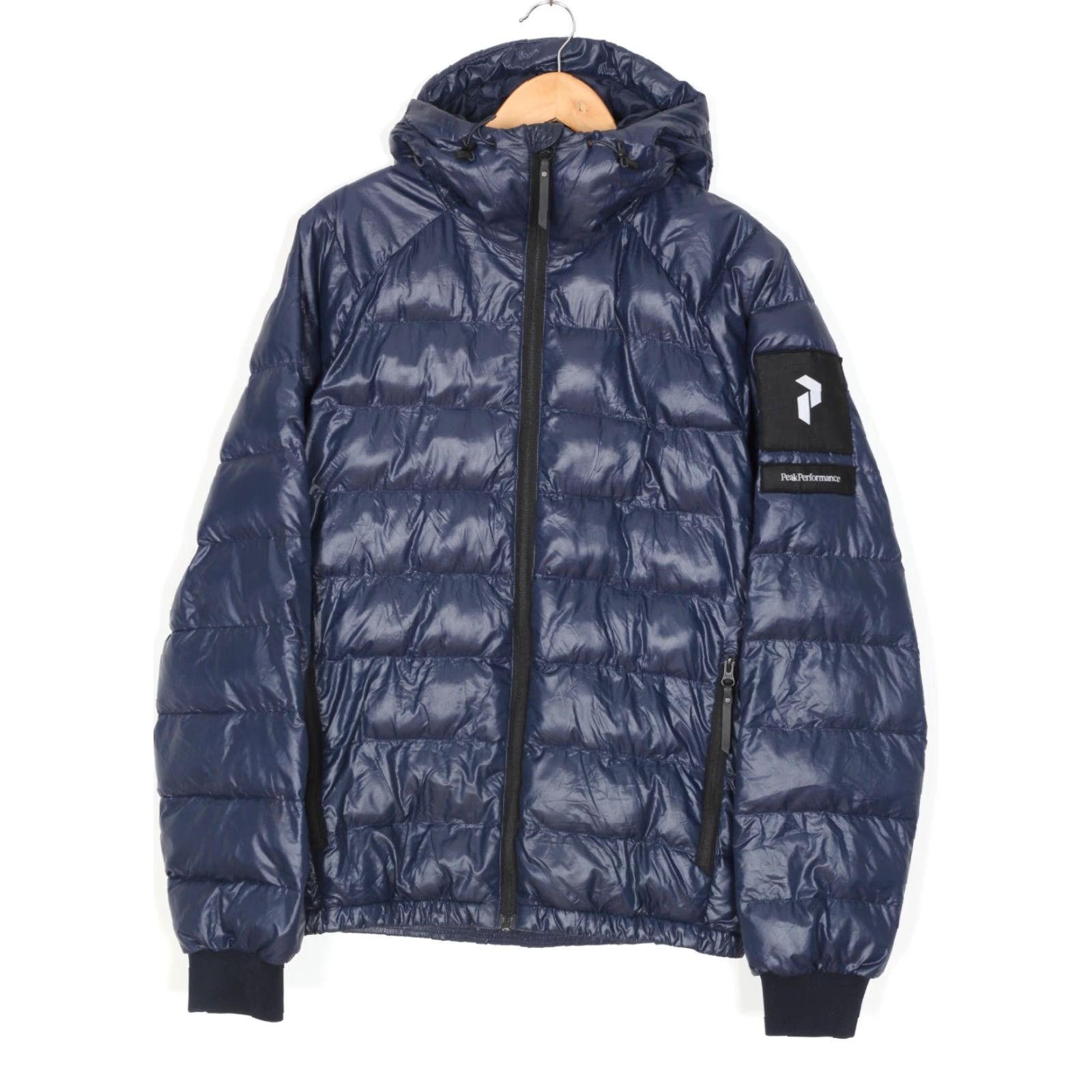 Peak Performance Peak Performance TOMIC Puffer Jacket Men M Hooded Nylon Polyester Blue Sizing Regular Jacket Mens Size US M / EU 48-50 / 2 - 2 Thumbnail