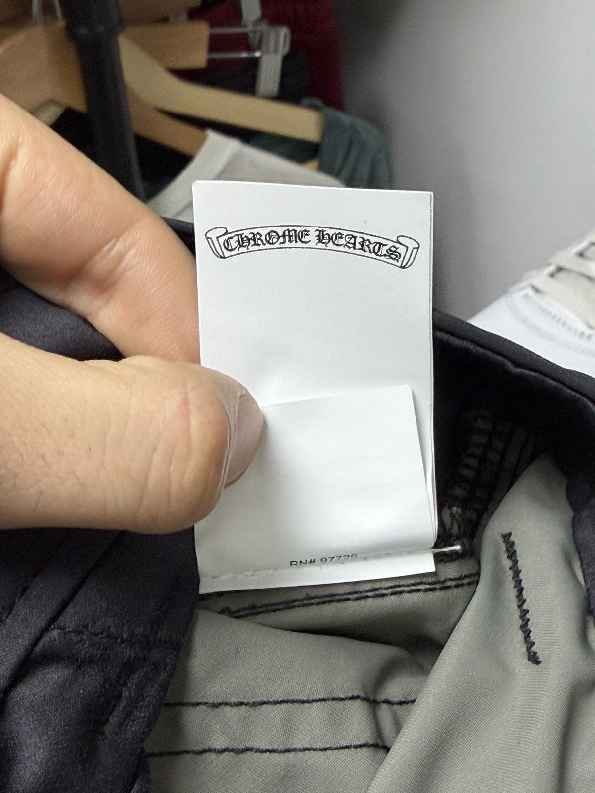Chrome Hearts Chrome Hearts Navy Nylon Leather Double Knee Pants Size US 36 / EU 52 - 12 Thumbnail