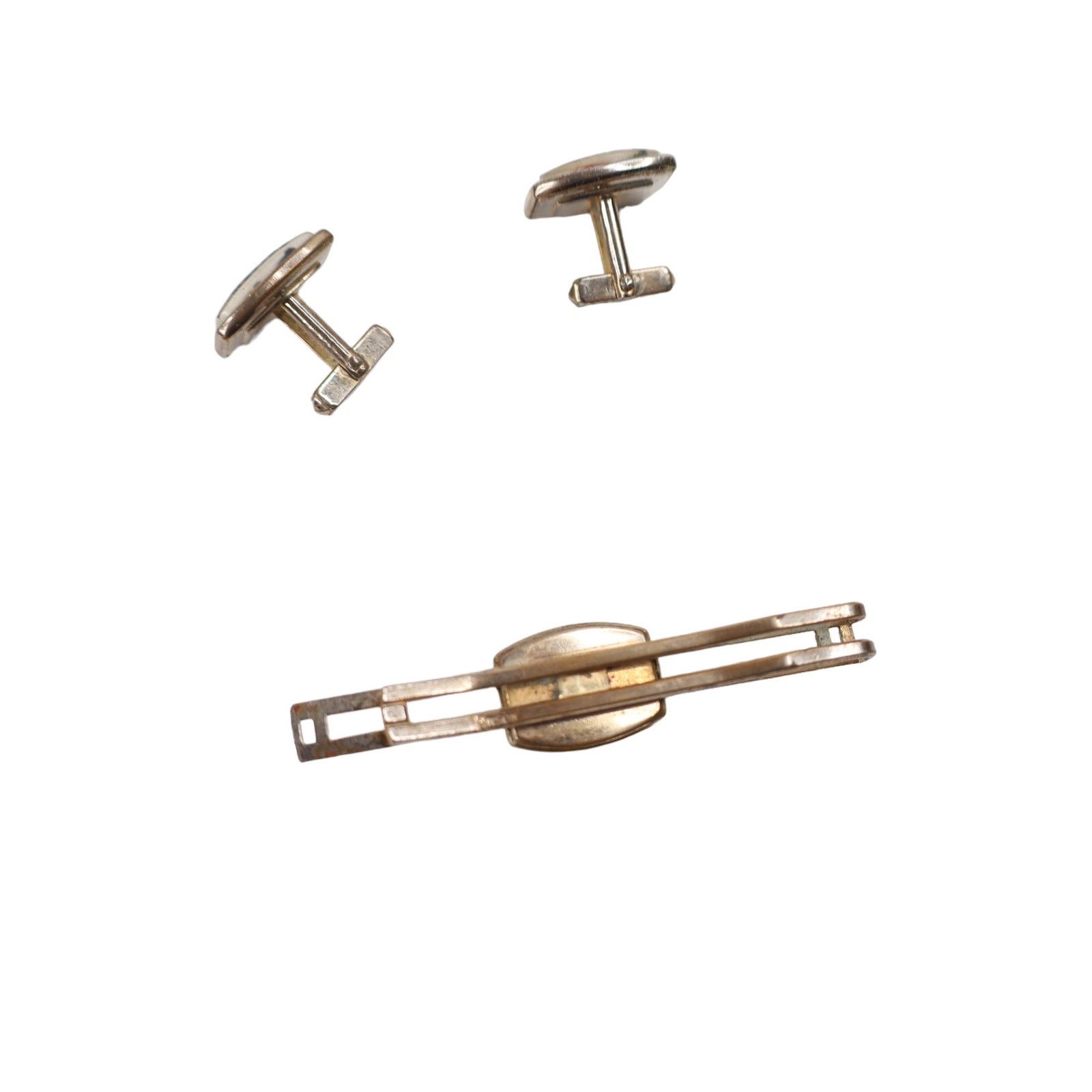 Vintage Vintage Anson Fly Fishing Cuff Links Tie Clip Set Size ONE SIZE - 3 Thumbnail