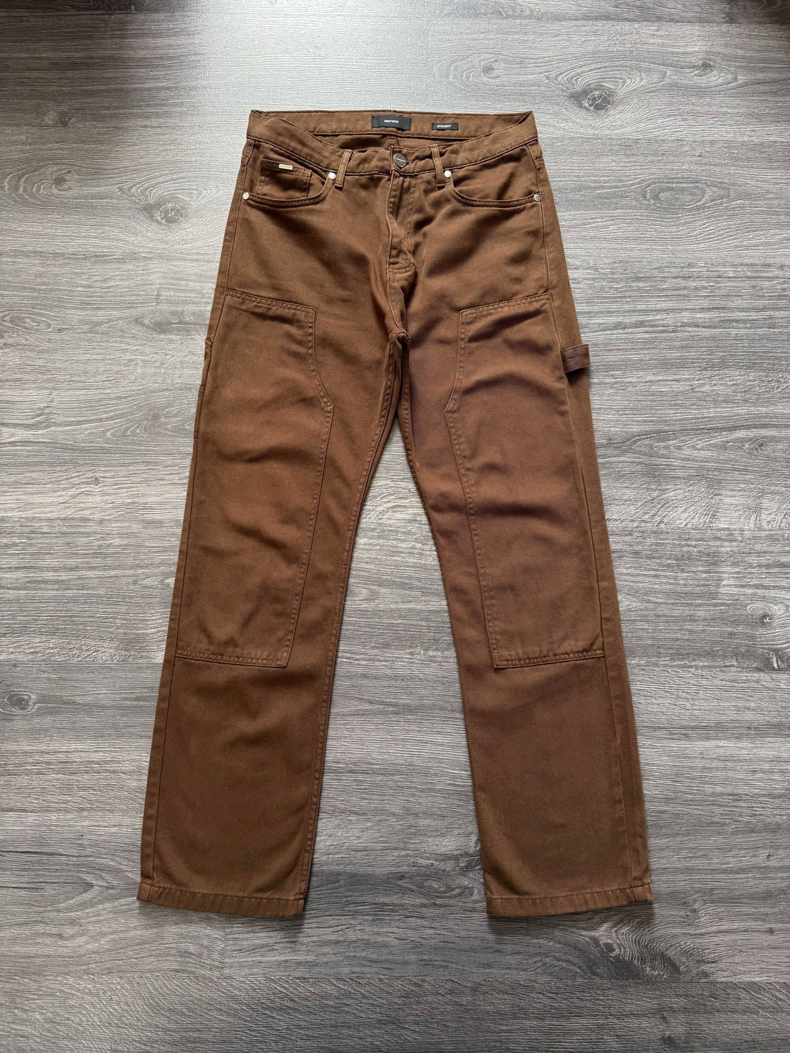 Other Eightyfive carpenter double knee brown pants carhartt style Size US 31 - 5 Thumbnail