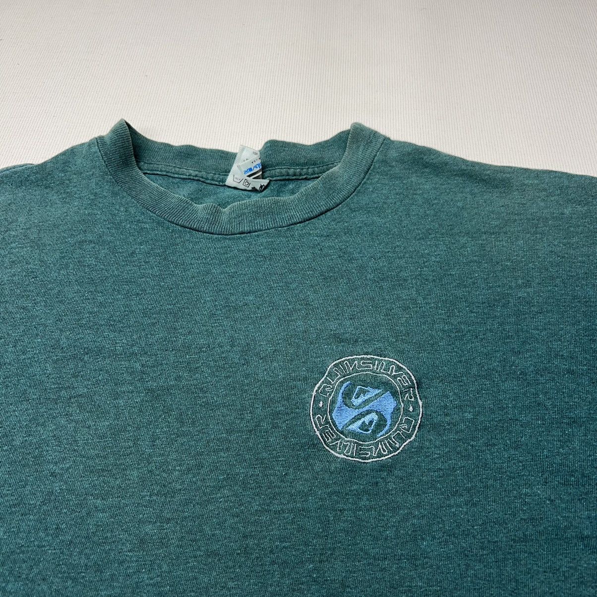 Quicksilver × Quiksilver × Vintage Quicksilver Tee Shirt Single Stitch Logo Made In USA 90s Size US L / EU 52-54 / 3 - 2 Thumbnail