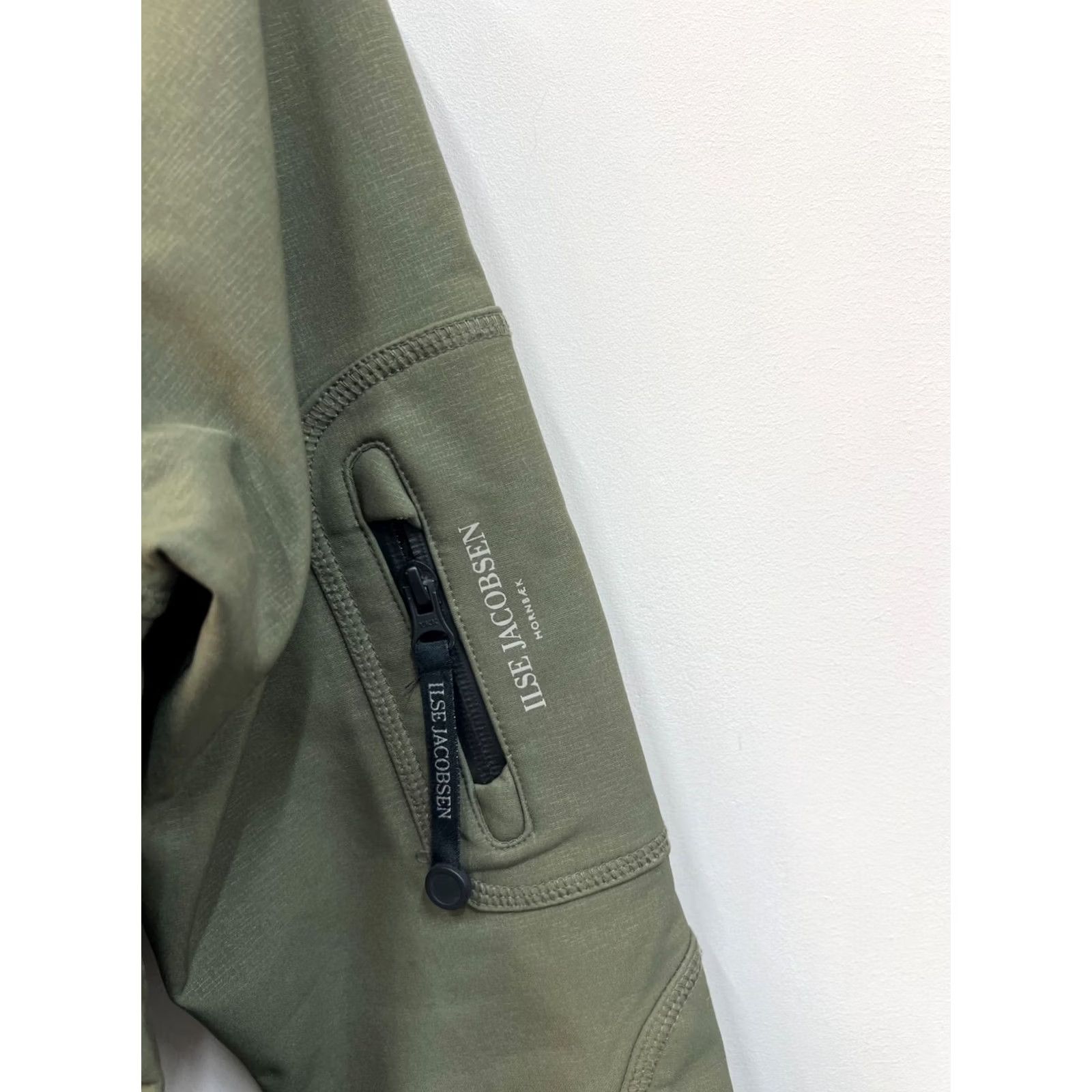 Ilse Jacobsen Ilse Jacobsen Raincoat Jacket Army Green Women's 34 Khaki Coat Raincoat Womens 34 Size XXS / US 00 / IT 34 - 6 Thumbnail