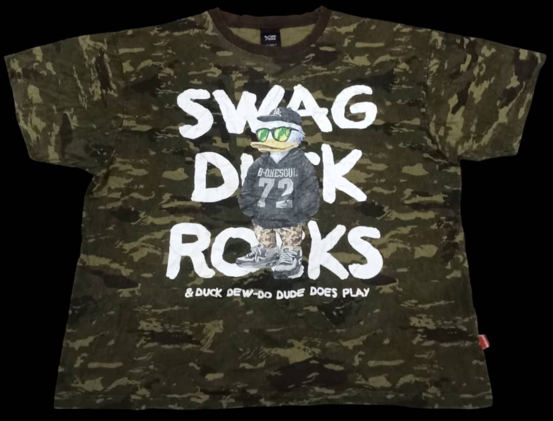 Japanese Brand B One Soul Duck Dude Camo T-Shirt Size US XL / EU 56 / 4 - 1 Thumbnail