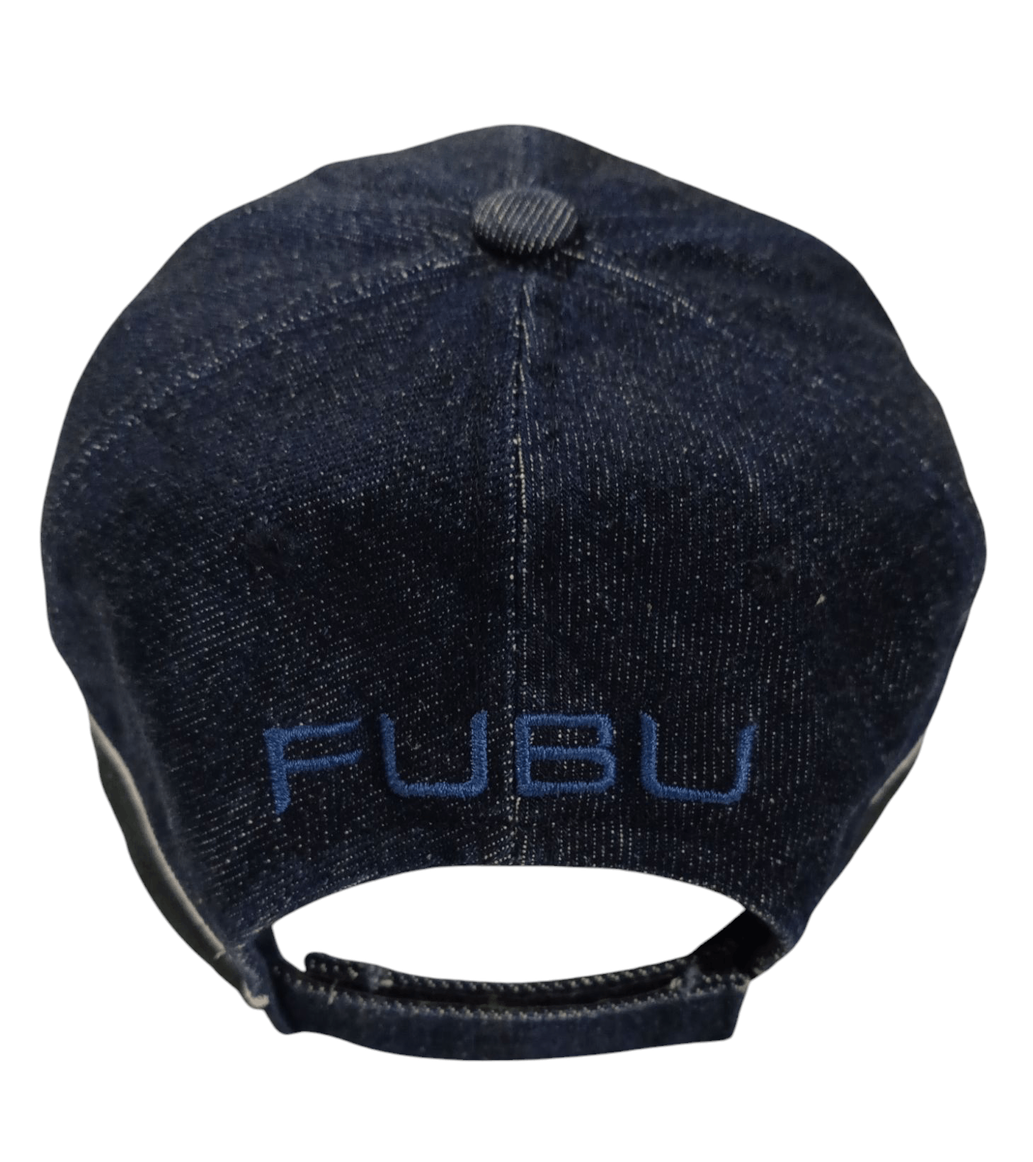 Ford × Fubu × Vintage Fubu Jeans X Ford Mustang 05 Adjustable Velcro Denim Hat Size ONE SIZE - 4 Thumbnail