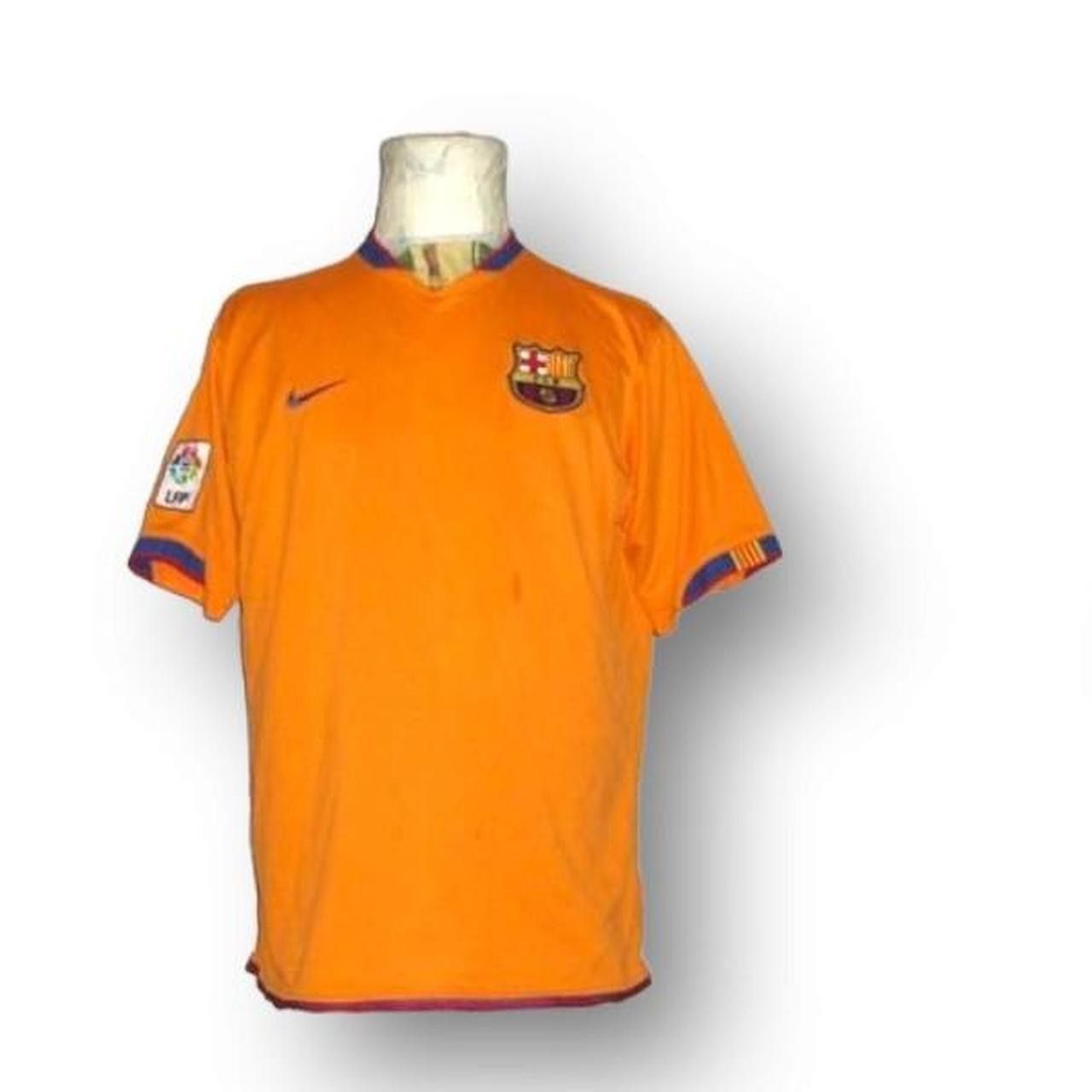 Nike Fc Barcelona 2006 2007 Away Shirt Jersey fcb barca Size US L / EU 52-54 / 3 - 1 Thumbnail