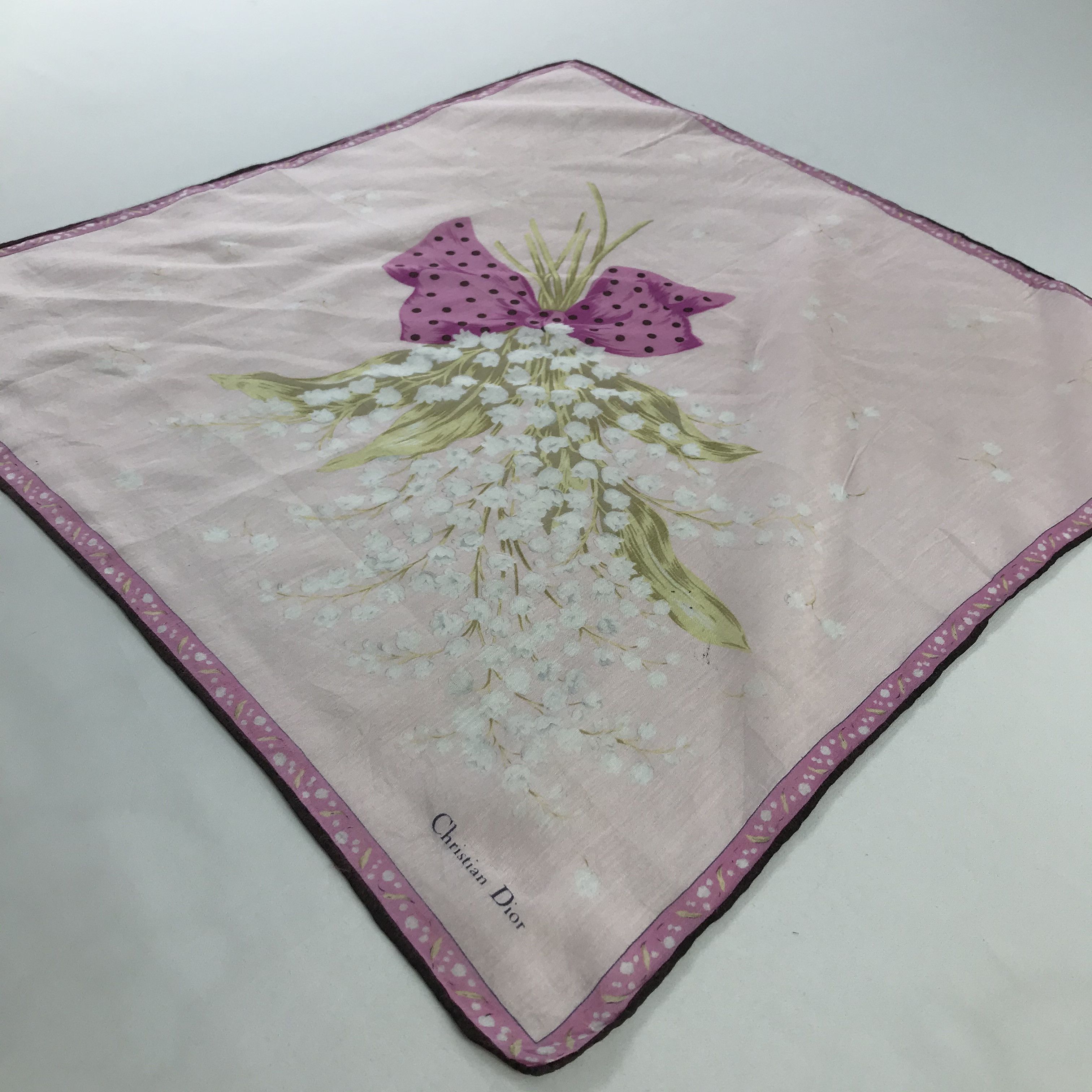 Christian Dior Monsieur × Vintage Christian Dior Bandana / Handkerchief / Neckerchief - S631 Size ONE SIZE - 2 Thumbnail