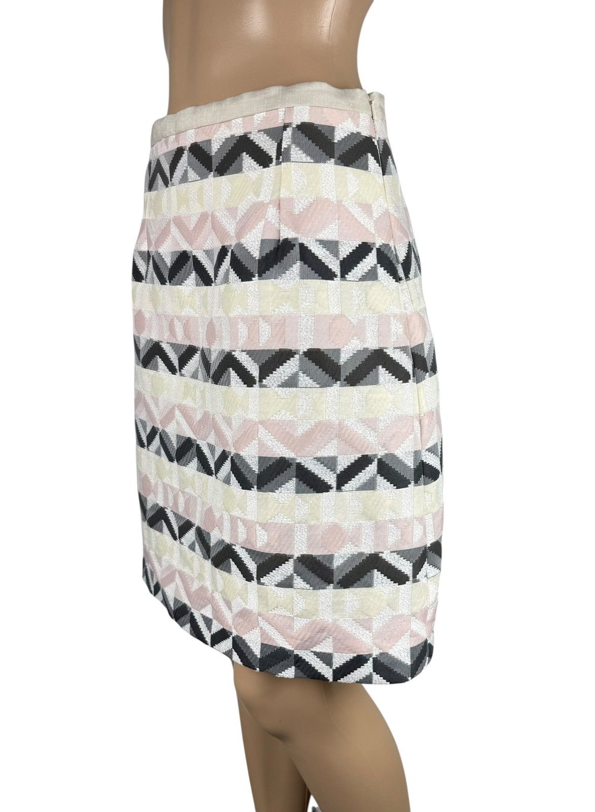 Weekend Max Mara Weekend Max Mara Midi Skirt Cotton-Linen size US6 IT40 Size 28" / US 6 / IT 42 - 4 Thumbnail