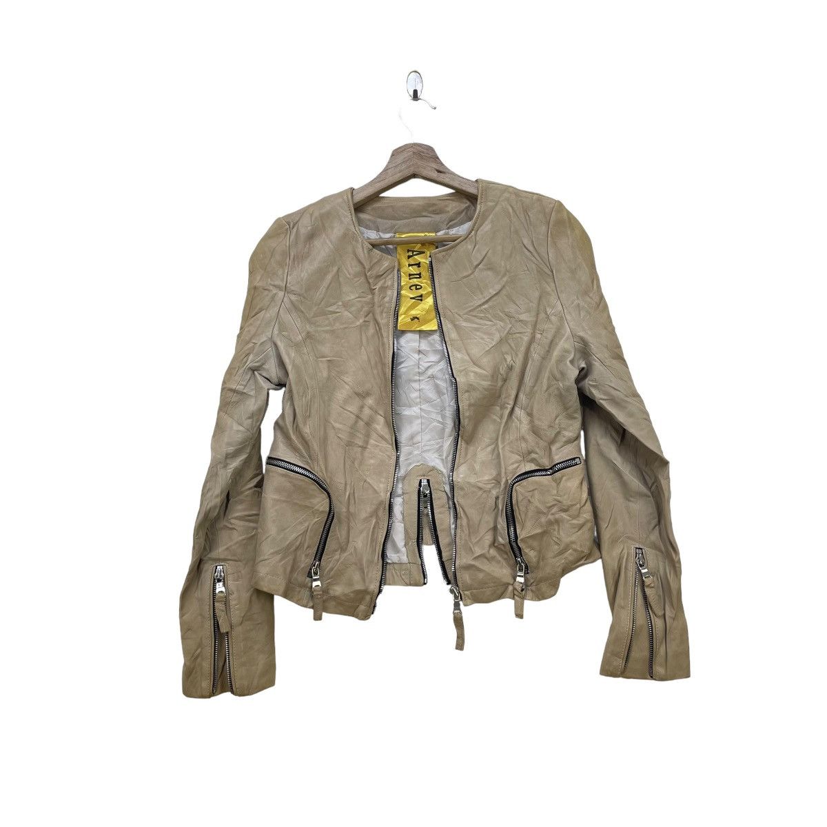Genuine Leather × Japanese Brand Japanese Brand Andrew Lamb Leather Jacket Size M / US 6-8 / IT 42-44 - 6 Thumbnail