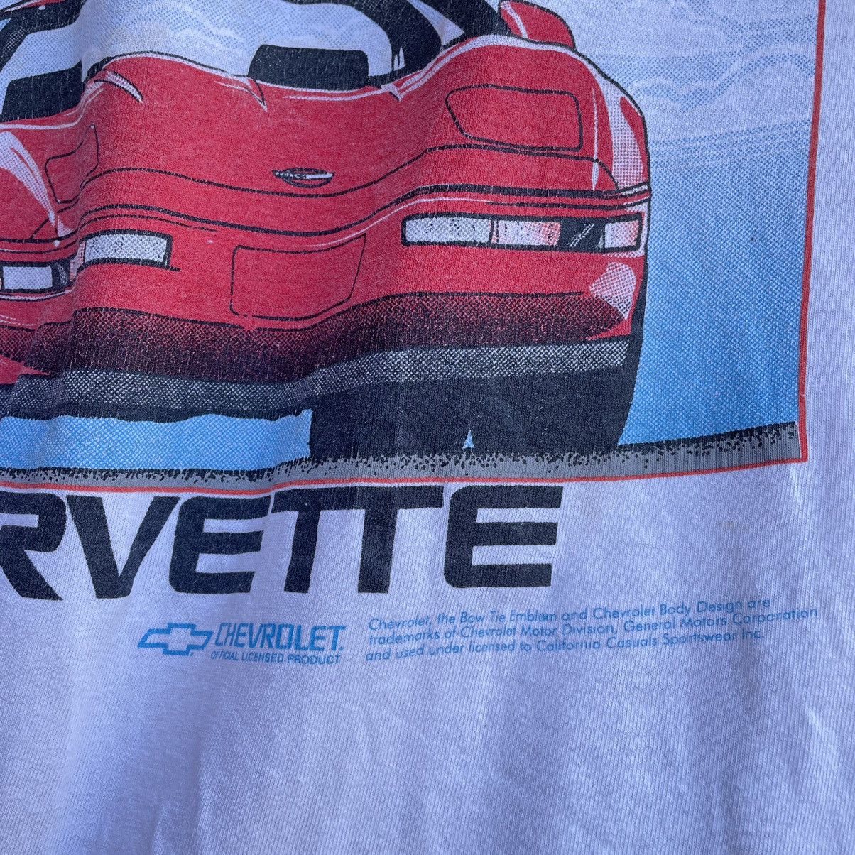 Vintage Corvette Chevrolet Official Tee Vintage Size US XL / EU 56 / 4 - 3 Thumbnail