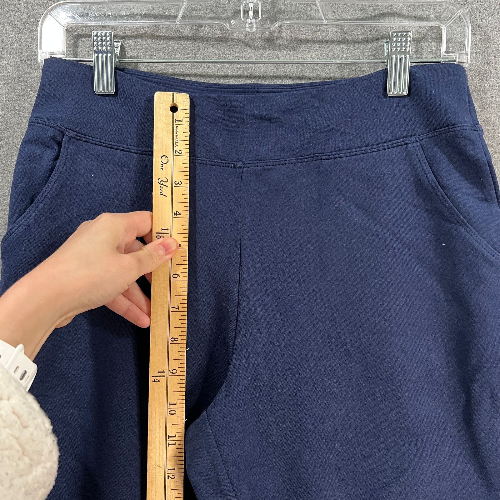 Other Belle by Kim Gravel Regular Ponte Ankle Pants with Back Size 30" / US 8 / IT 44 - 6 Thumbnail