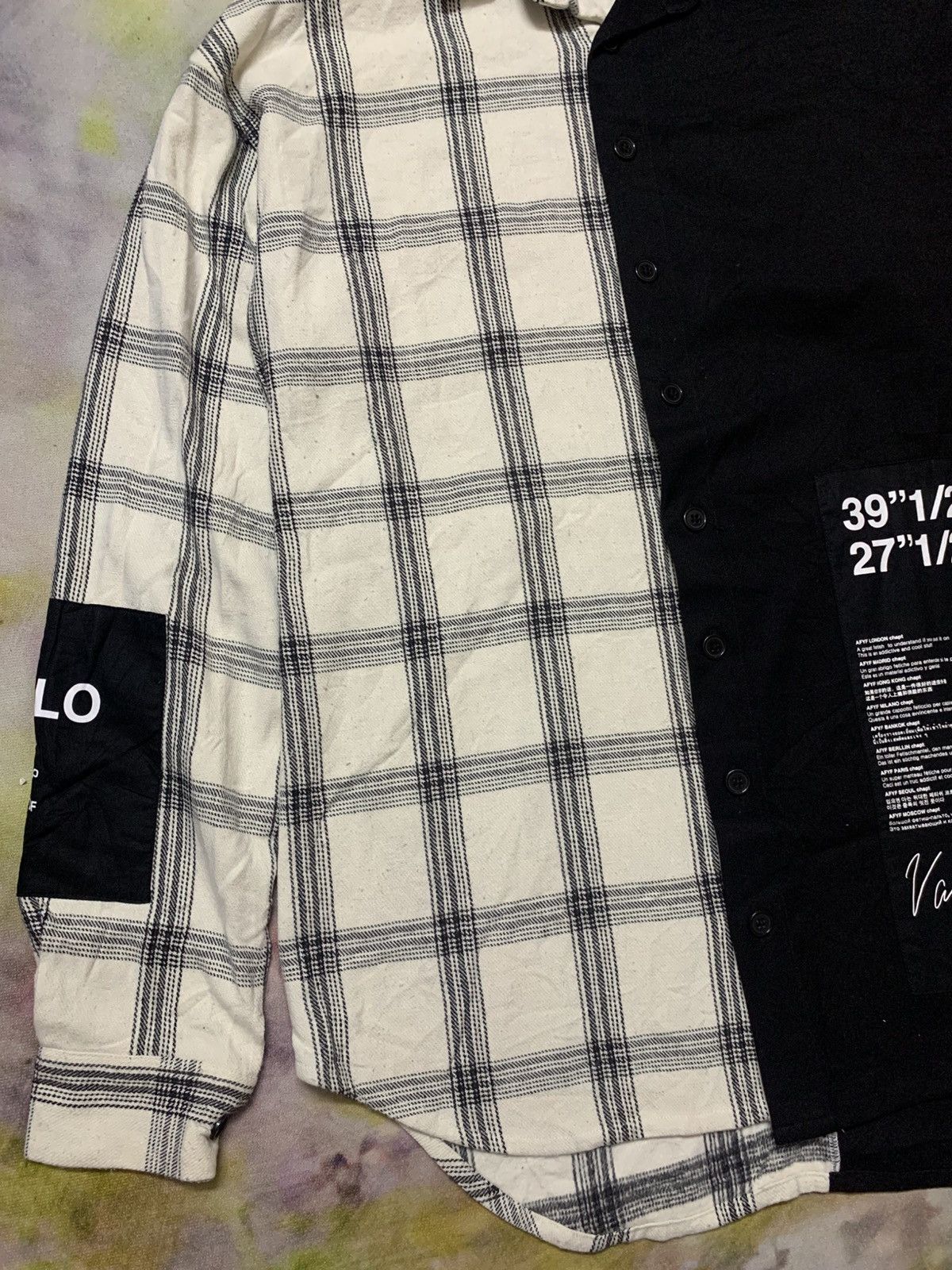 Hysteric Glamour × Japanese Brand 2000’s ROVTSKI Hybrid Oversized Shirt Size US XXL / EU 58 / 5 - 3 Thumbnail
