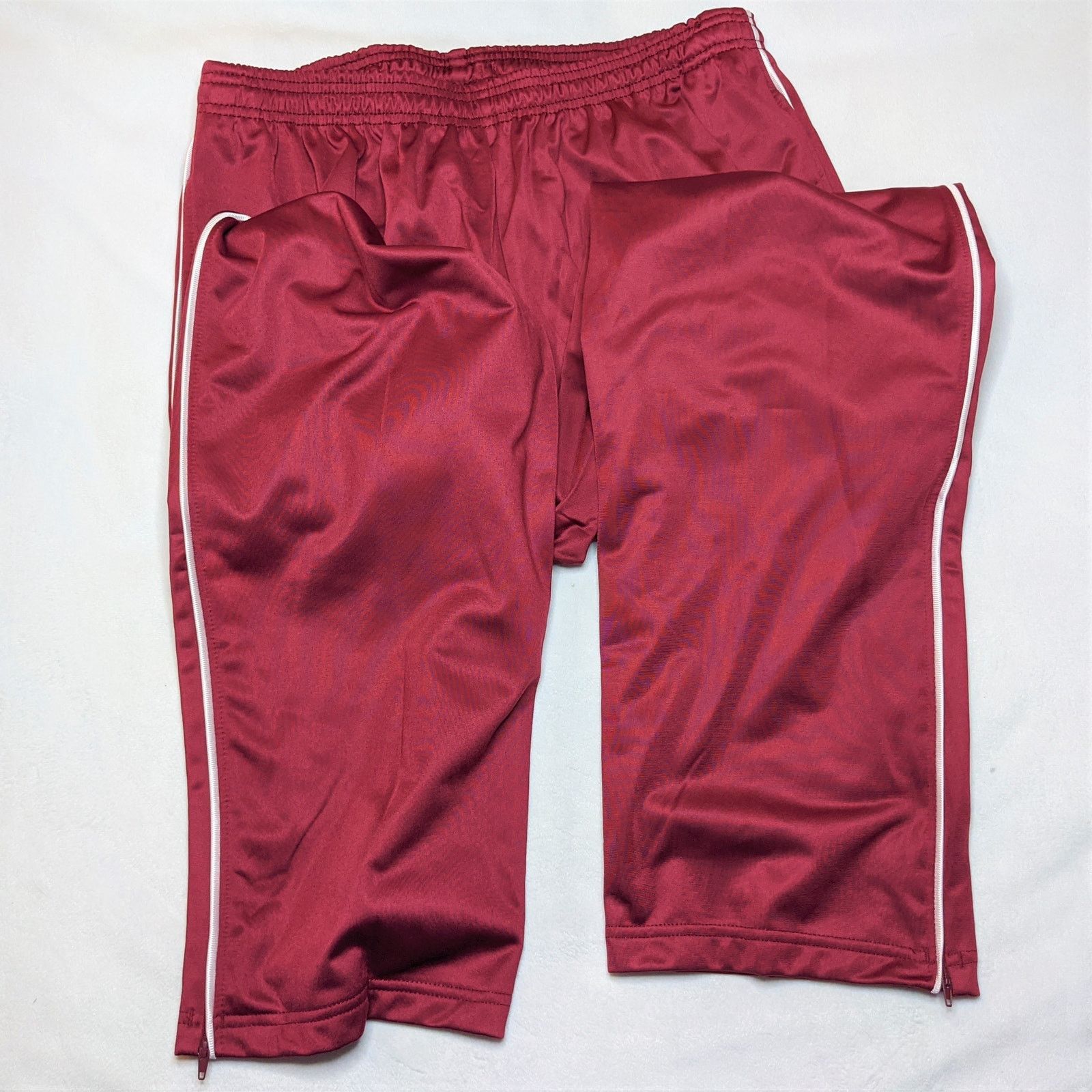 Other A4 Activewear Men's Track Pants Maroon Sweatpants Large Size US 38 / EU 54 - 3 Thumbnail