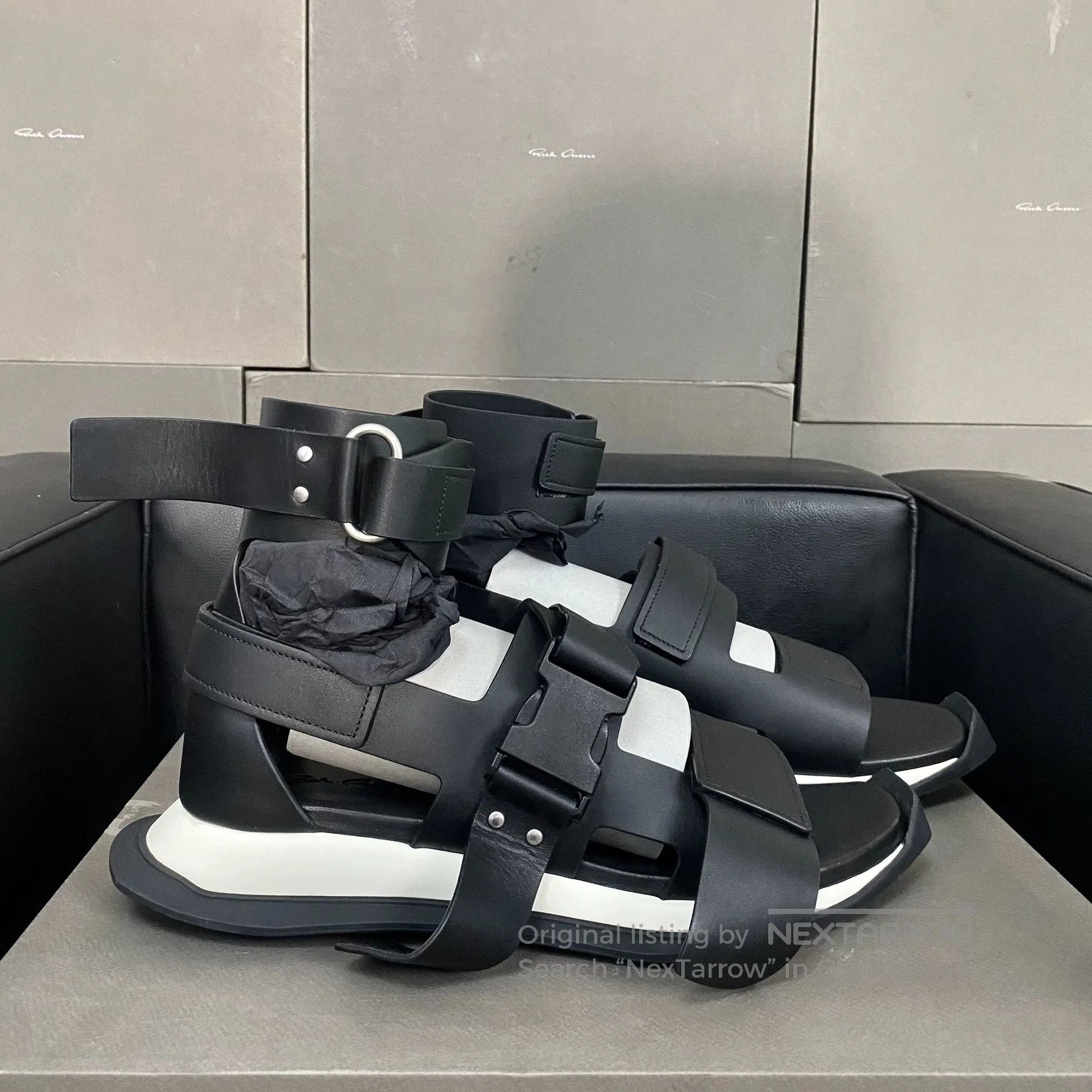 Rick Owens Rick Owens Tank Sole Sandals. Size US 7 / EU 40 - 2 Thumbnail