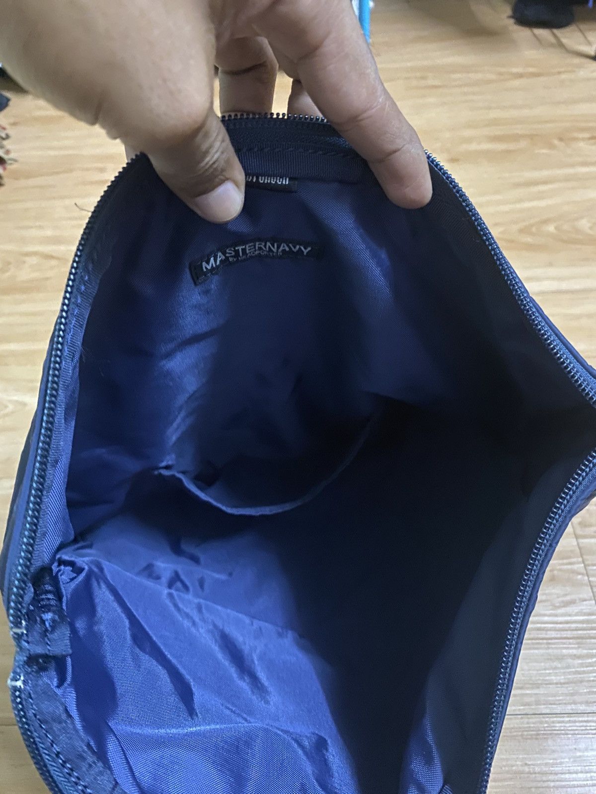Head Porter Head Porter Navy Nylon Zipper Pouch – Minimal Utility Bag Size ONE SIZE - 7 Thumbnail