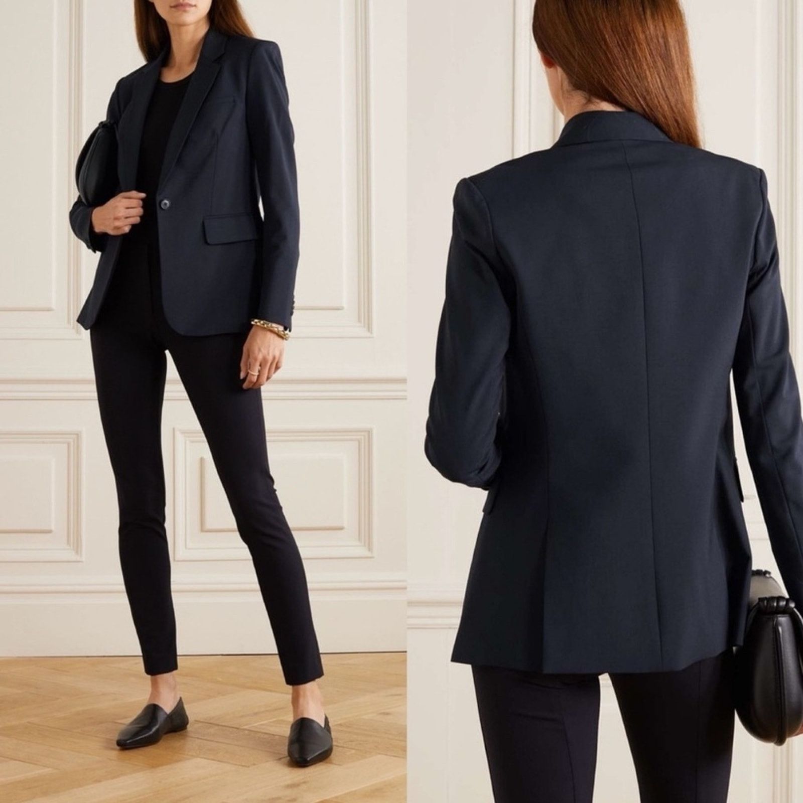 Veronica Beard Veronica Beard Classic Crepe Single Button Blazer Sz 0 Size XS / US 0-2 / IT 36-38 - 1 Thumbnail