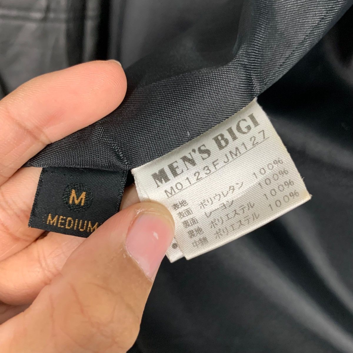 BIGI RADMESS MENS BIGI PU Jacket #2768-C125 Size US M / EU 48-50 / 2 - 14 Thumbnail