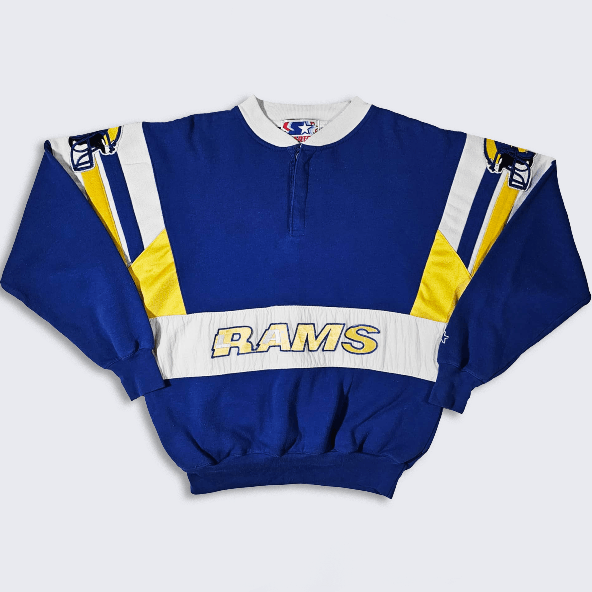 NFL × Starter × Vintage Los Angeles Rams Vintage 80s Starter Sweatshirt Size US L / EU 52-54 / 3 - 1 Thumbnail