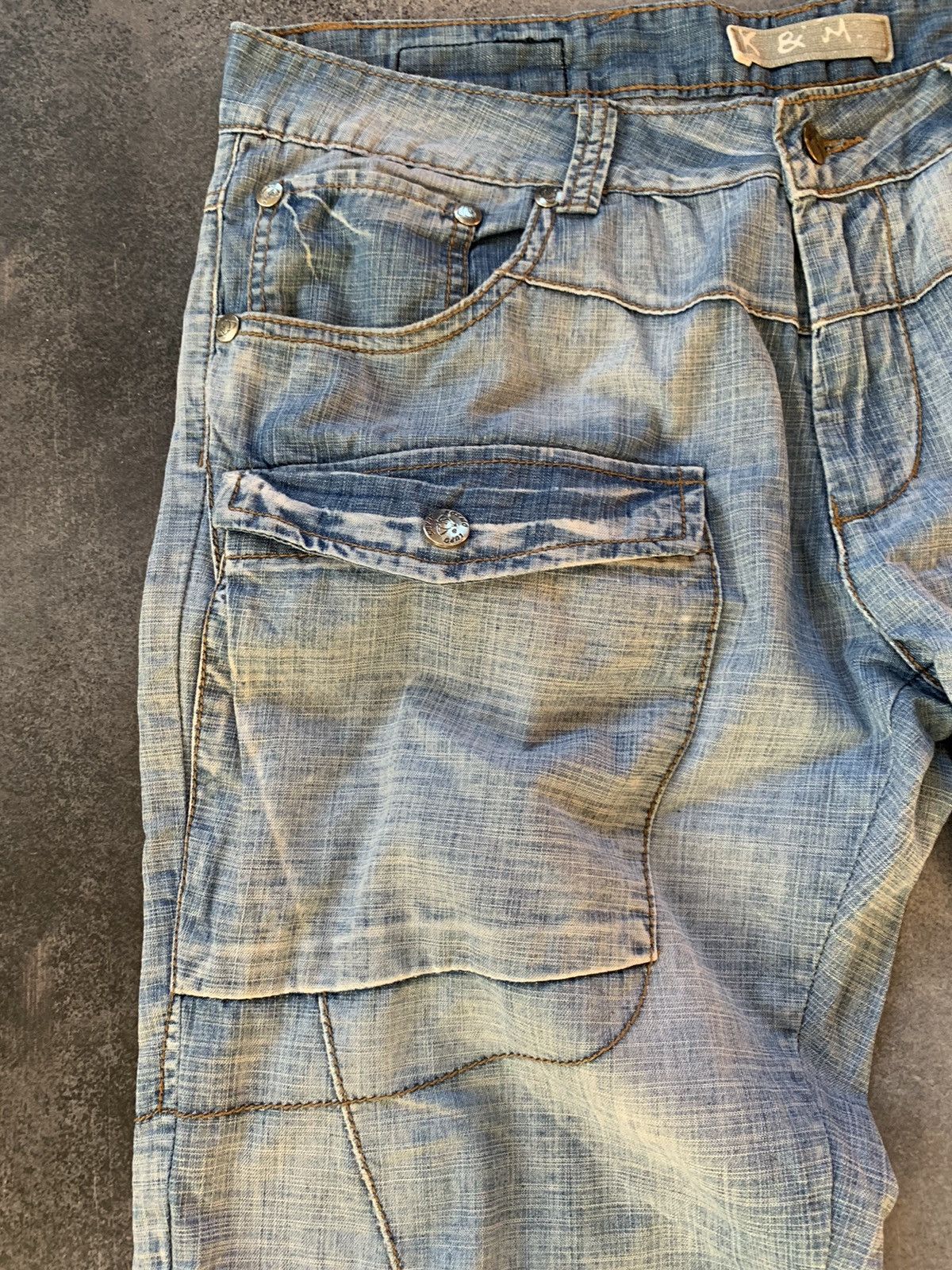 Hysteric Glamour × Japanese Brand Vintage Rick Owens Junya Watanabe Style Washed Jeans Size US 34 / EU 50 - 14 Thumbnail