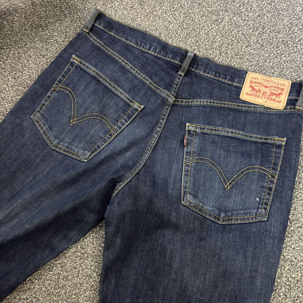 Levi's Made & Crafted 🔥 Y2k Levis 511 Denim W36 Size US 36 / EU 52 - 8 Thumbnail