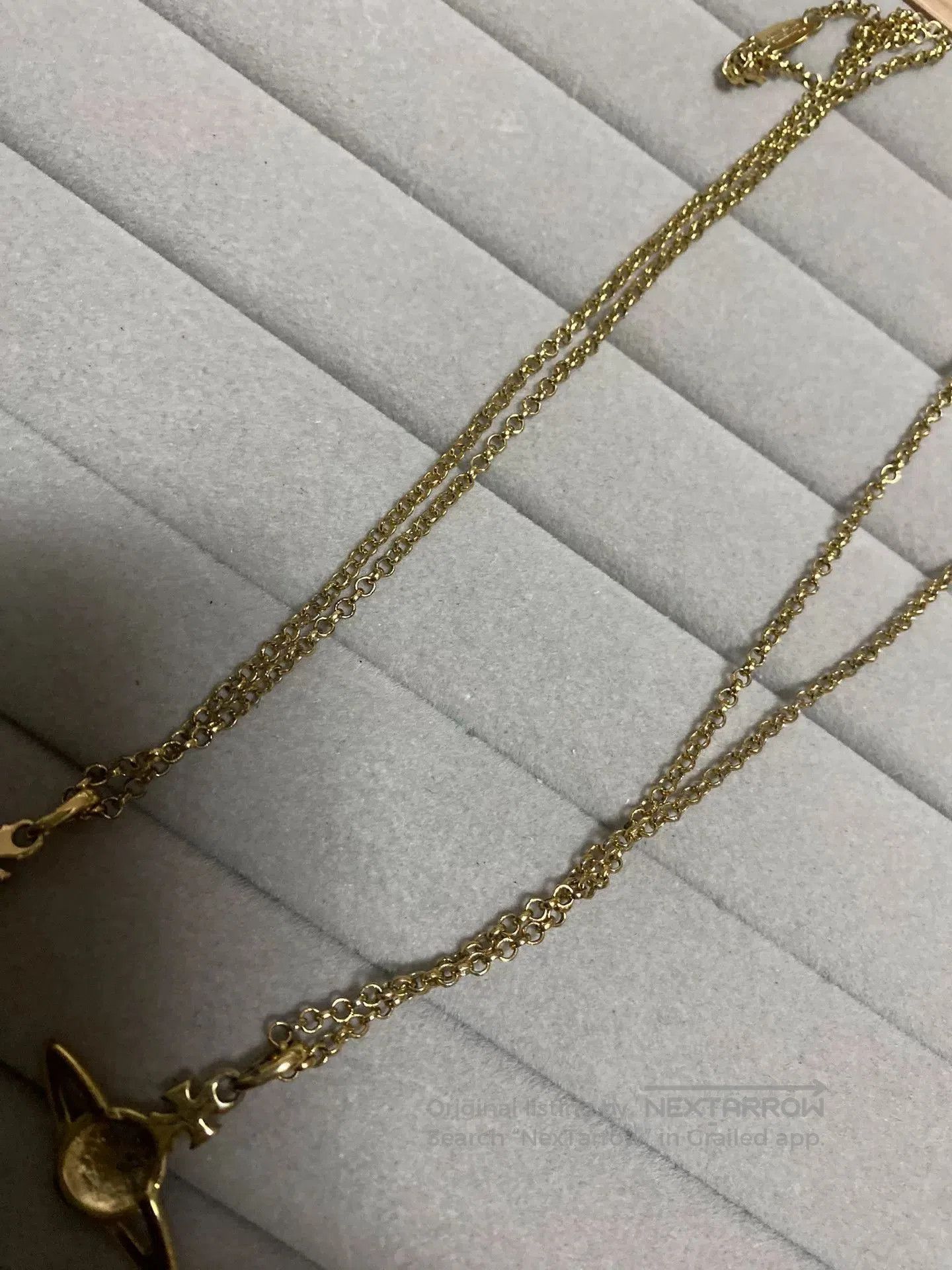 Vivienne Westwood Vivienne Westwood Pink Crystal Saturn Necklace. Size ONE SIZE - 4 Thumbnail