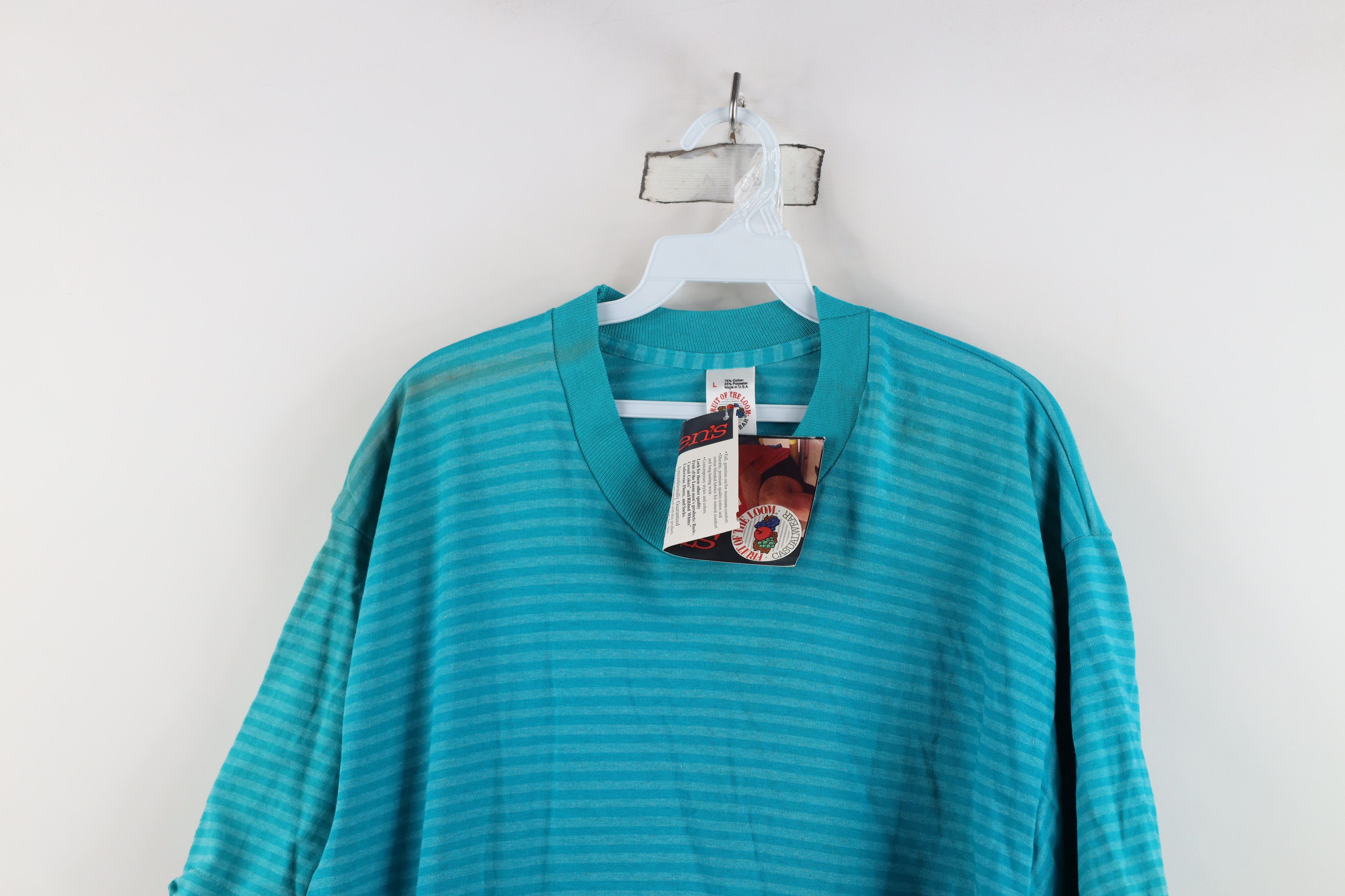 Fruit Of The Loom Deadstock Vintage 90s Streetwear Short Sleeve T-Shirt USA Size US L / EU 52-54 / 3 - 2 Thumbnail