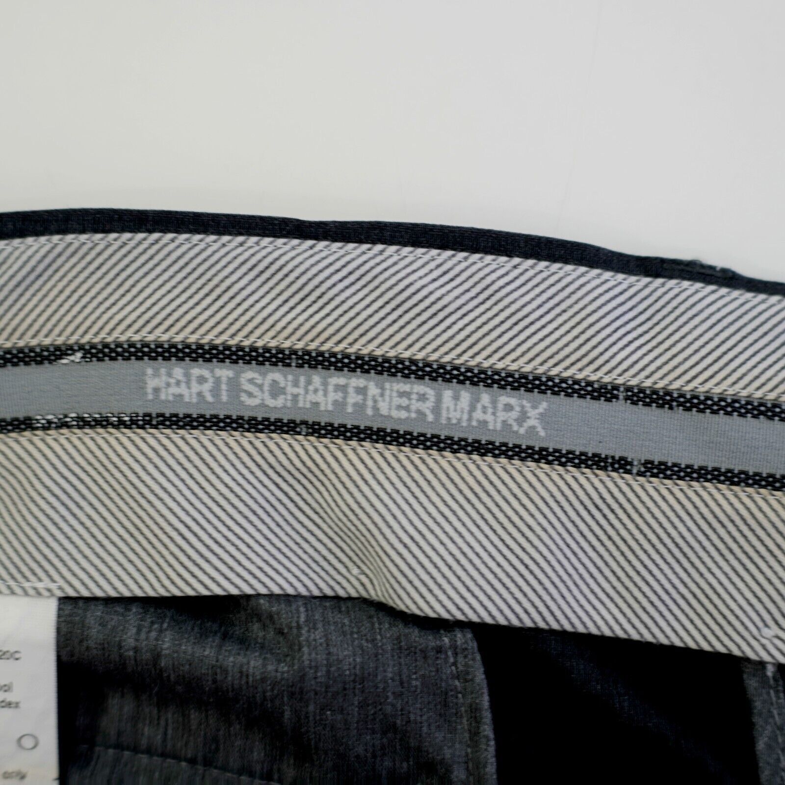 Hart Schaffner Marx Hart Schaffner Marx Gray Wool 43/27 Dress Pants High Rise Fl Size 42S - 6 Thumbnail