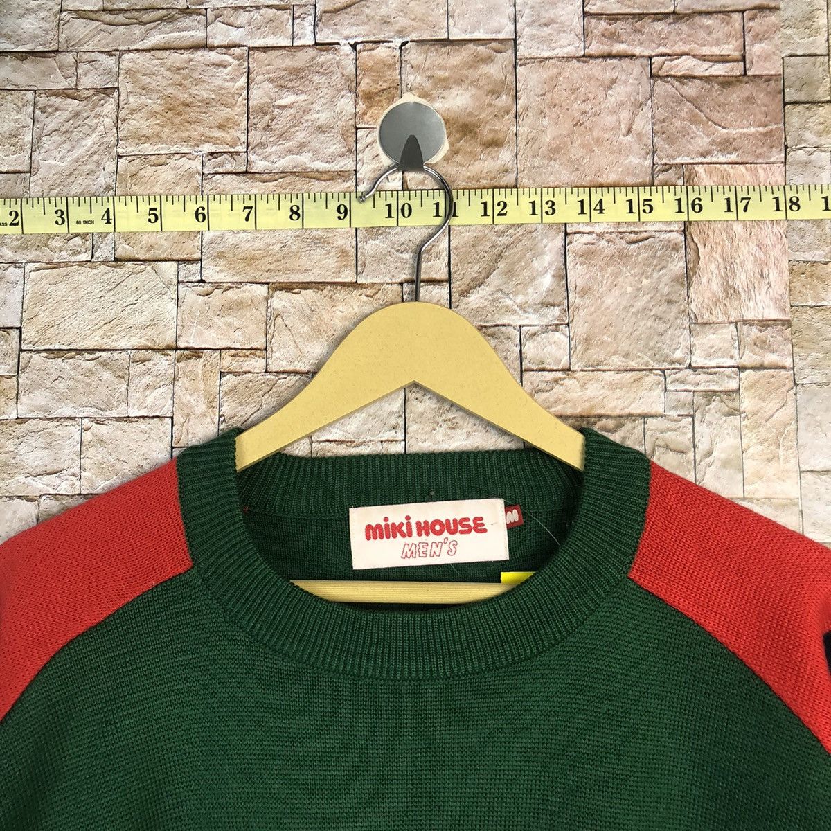 Japanese Brand × Vintage Miki House Green/Red Sweatshirt #A754 Size US M / EU 48-50 / 2 - 4 Thumbnail
