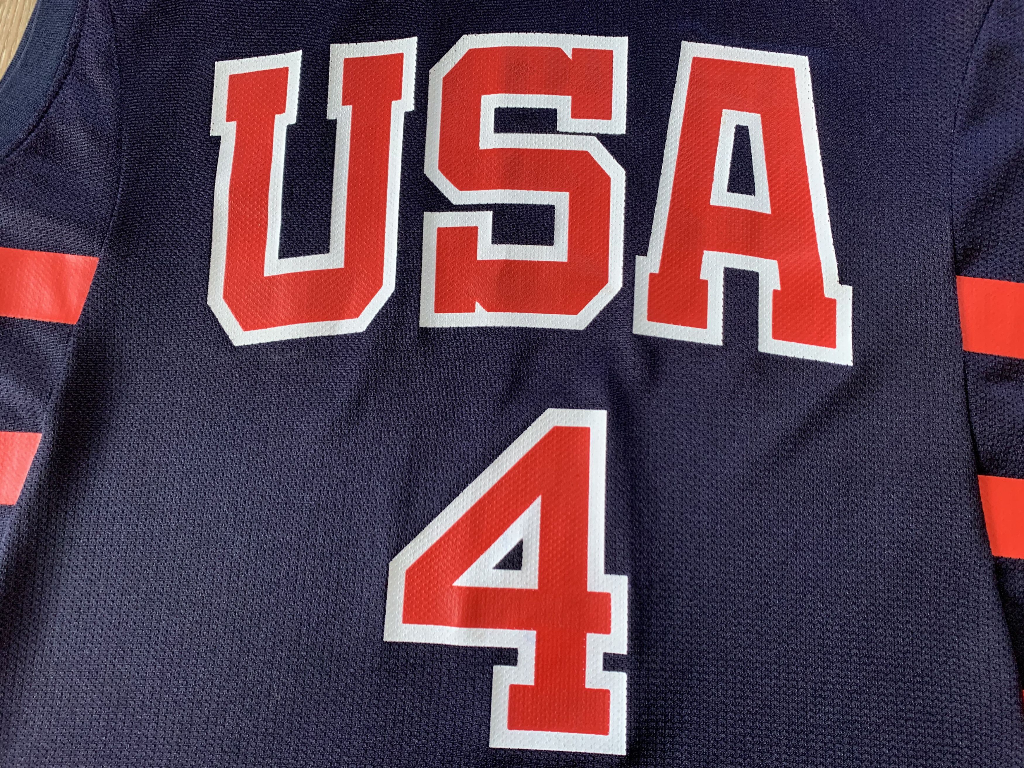 NBA × Reebok × Vintage Vintage Reebok USA Basketball Allen Iverson #4 Jersey Size US L / EU 52-54 / 3 - 4 Thumbnail