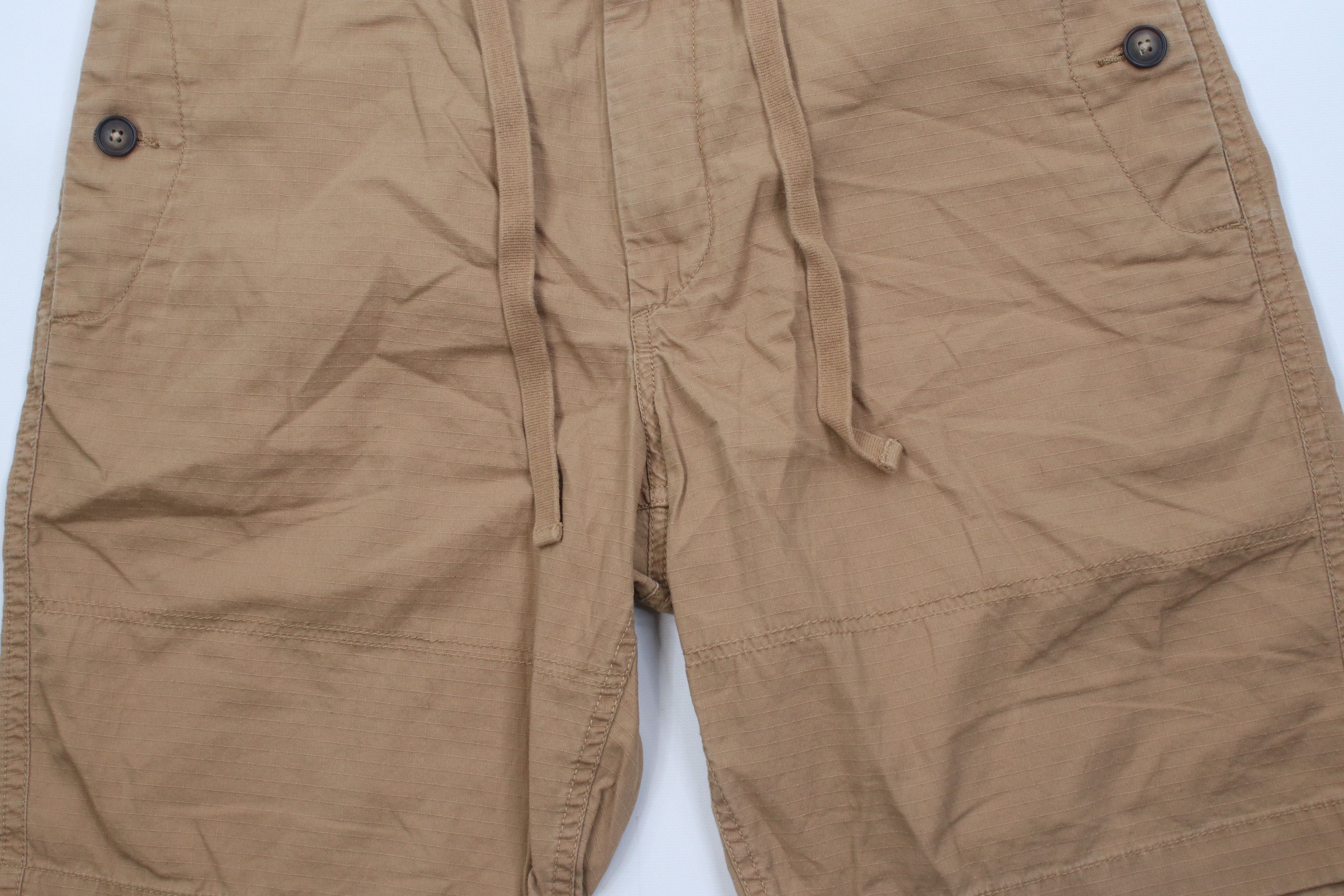 J.Crew Vintage Y2K J Crew Knee Ripstop Utility Shorts Beige Cotton Size US 34 / EU 50 - 3 Thumbnail