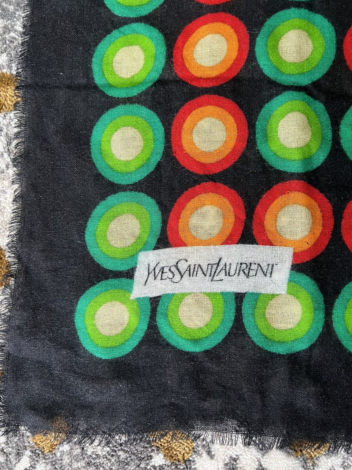Japanese Brand × Vintage × Yves Saint Laurent Vintage Yves Saint Laurent handkerchief scarves Size ONE SIZE - 2 Thumbnail