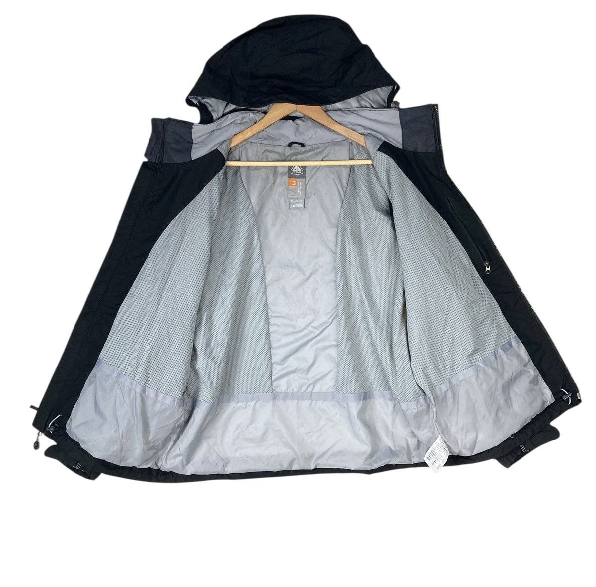 Nike ACG × Vintage Vintage Nike ACG Swoosh Reflective Lining Gorpcore Jacket Size US XXL / EU 58 / 5 - 4 Thumbnail