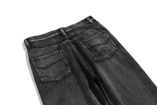 Jean Wide leg Harajuku Baggy Flared Trousers Oversize Style Y2K Size US 34 / EU 50 - 6 Thumbnail