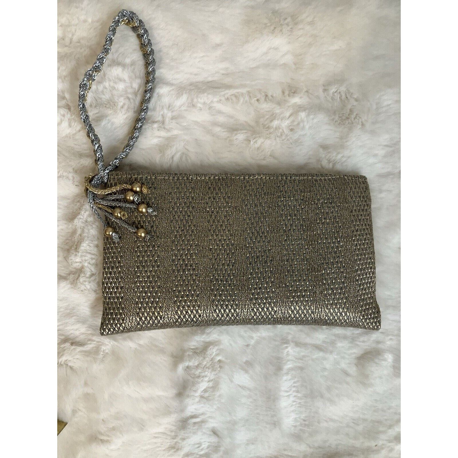 & Other Stories Vintage clutch wristlet with embroidered flower boho VTG Size ONE SIZE - 2 Thumbnail