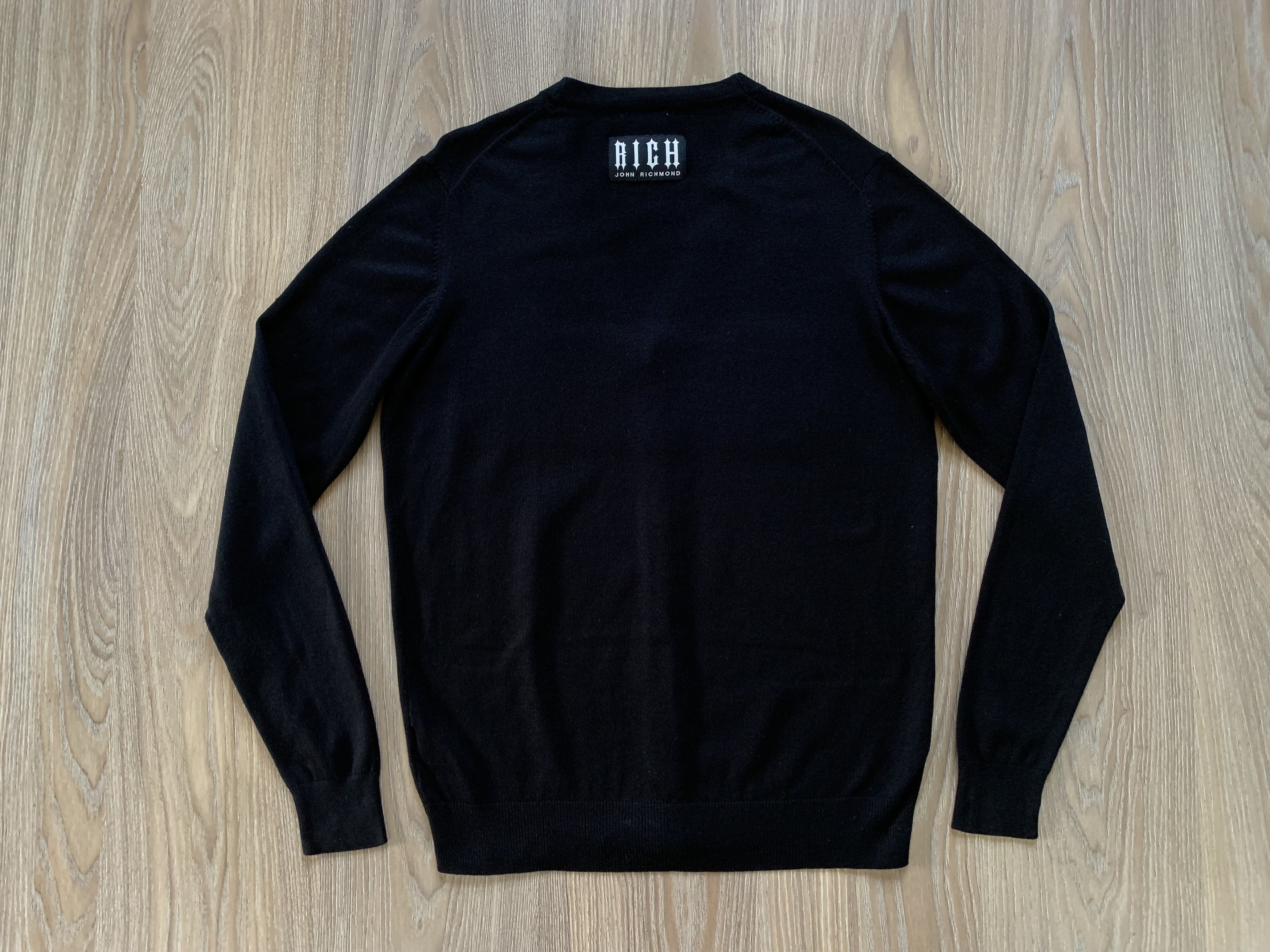 Designer × John Richmond John Richmond Black Cardigan Size US M / EU 48-50 / 2 - 3 Thumbnail